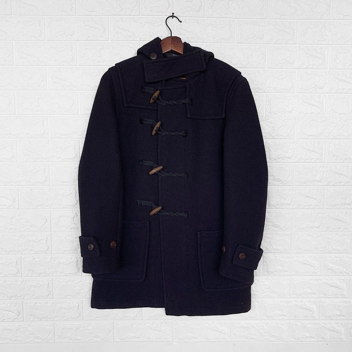Comme des Garcons CDGH X GLOVERALL DUFFLE COAT WOOL JACKET HOODIE Size US S / EU 44-46 / 1 - 6 Thumbnail