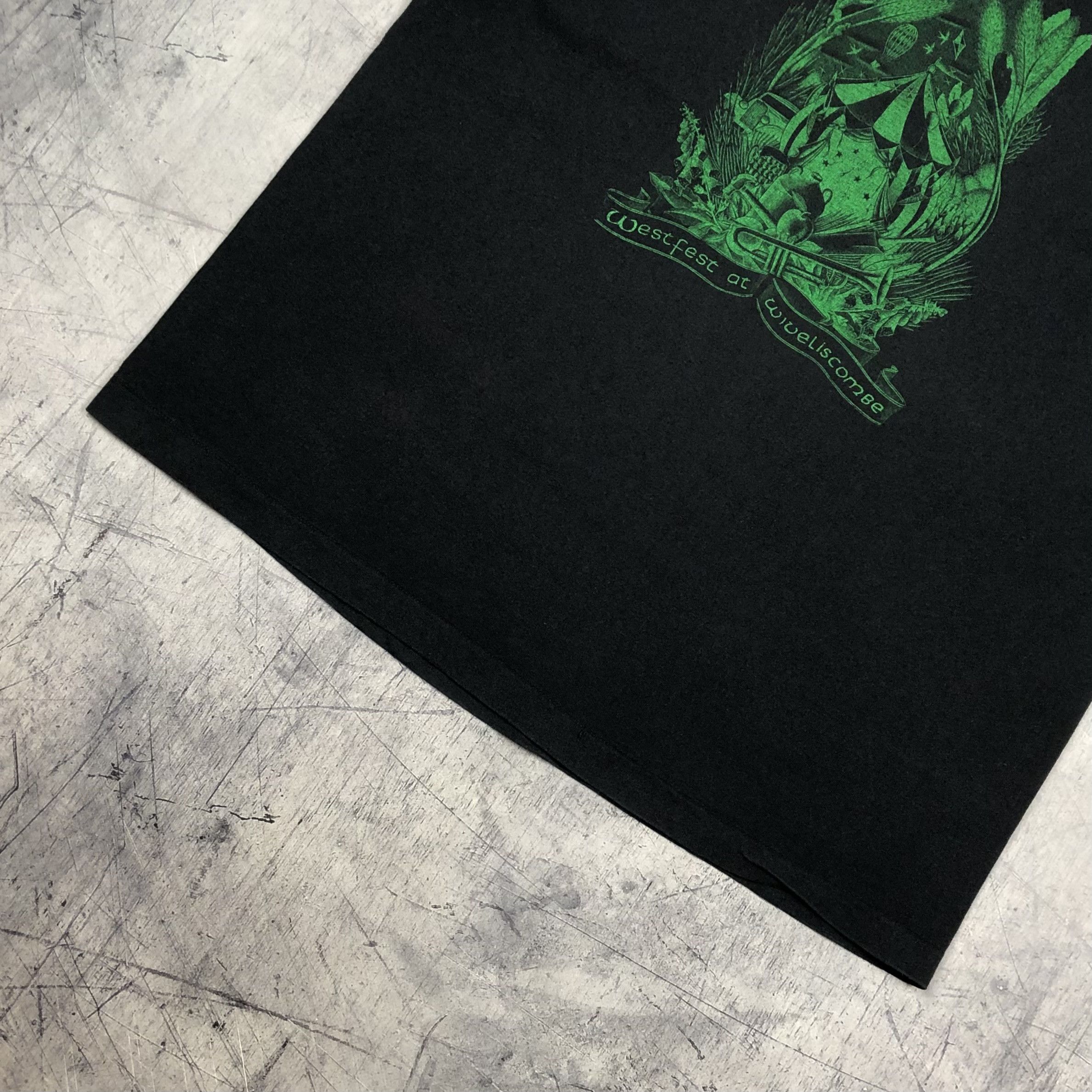 Vintage 90s Wiveliscombe West Fest Festival Tee Size US XL / EU 56 / 4 - 6 Thumbnail