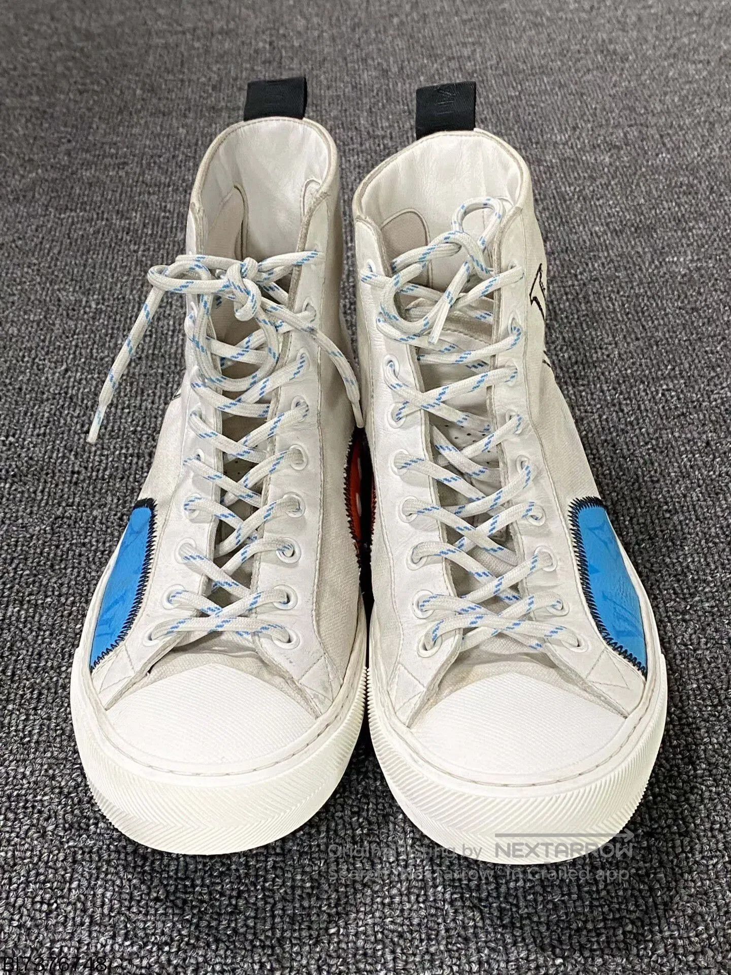 Louis Vuitton lv logo canvas high-top sneakers. Size US 8 / EU 41 - 6 Thumbnail