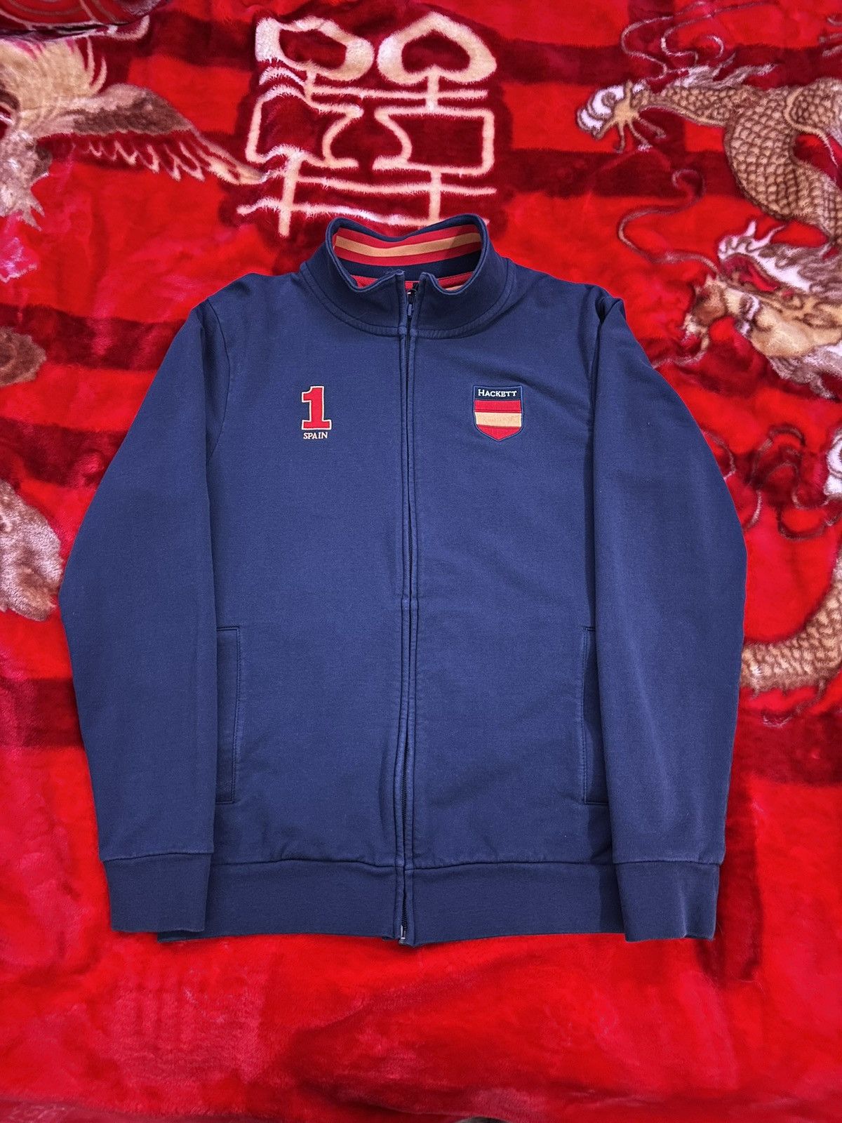 Hackett Vintage 2000s Hackett London Spain Classic Fit Soccer Jacket Size US L / EU 52-54 / 3 - 1 Thumbnail