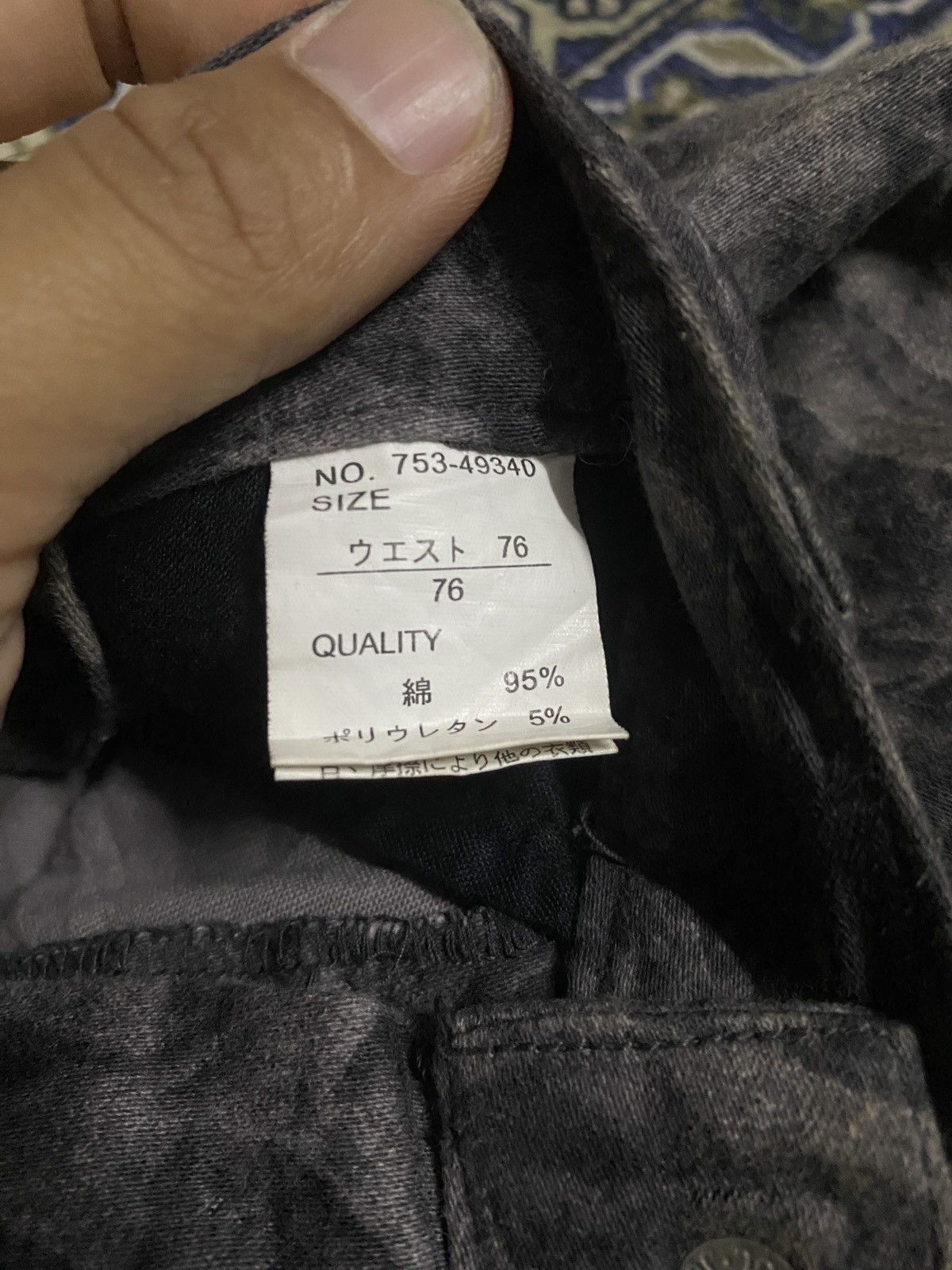 Vintage Slash Number 3 Quarter Pants Size US 30 / EU 46 - 5 Thumbnail