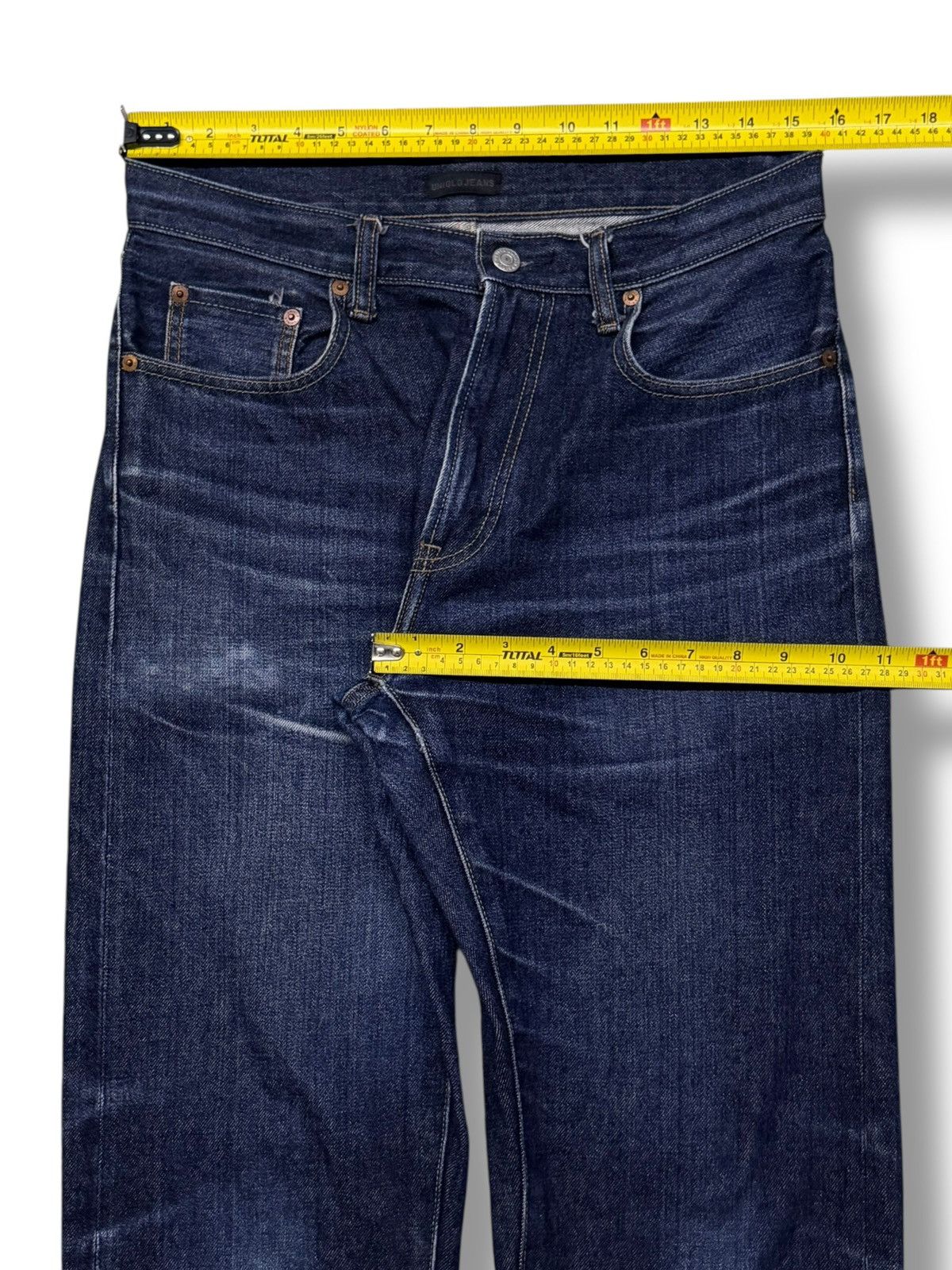 Uniqlo Vintage Uniqlo Jeans Selvedge Denim Japan | Vintage Fade W31 Size US 31 - 16 Thumbnail