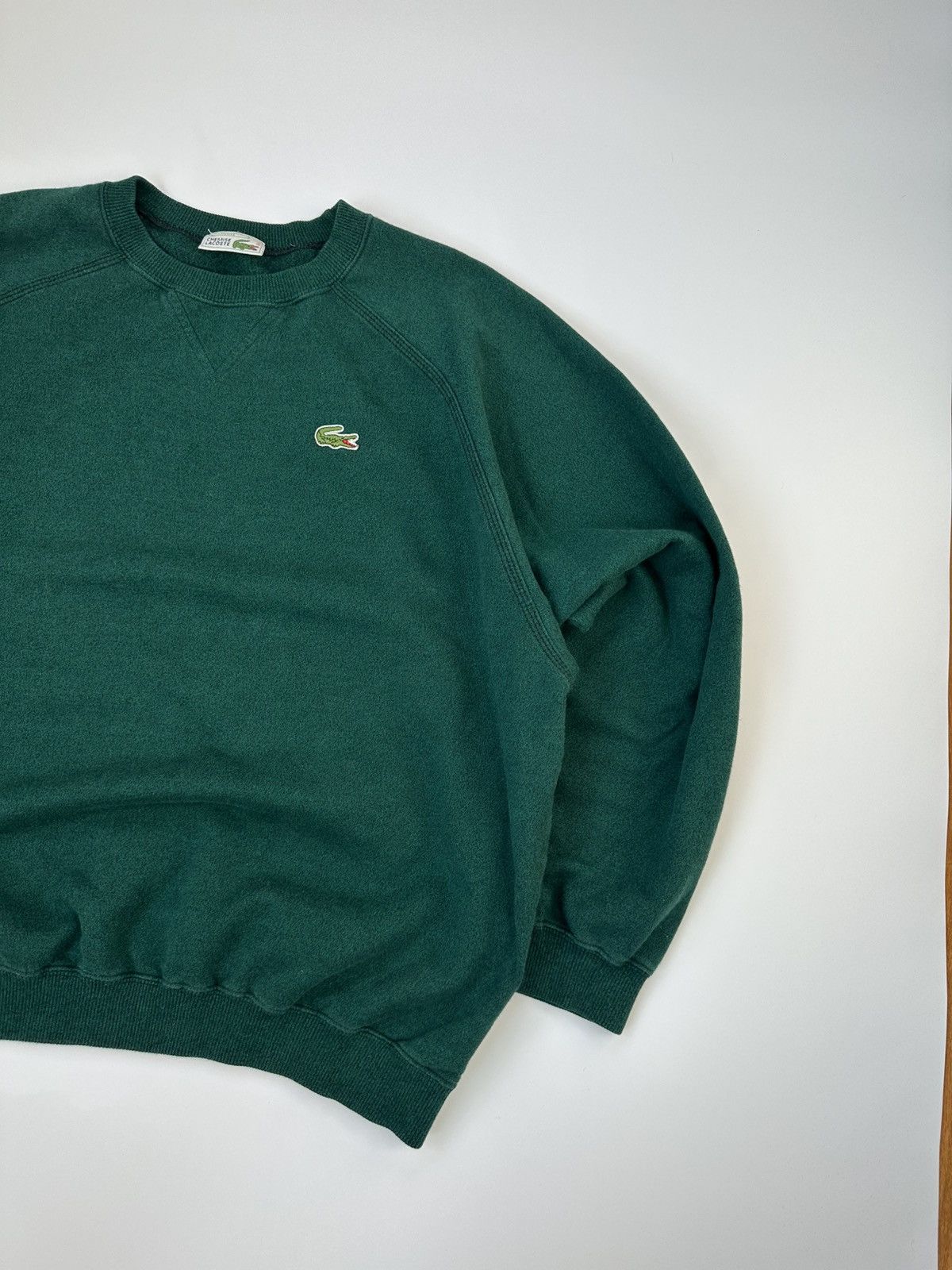 Lacoste 90's Chemise Lacoste Baggy Sweatshirt Logo Green Size US L / EU 52-54 / 3 - 4 Thumbnail