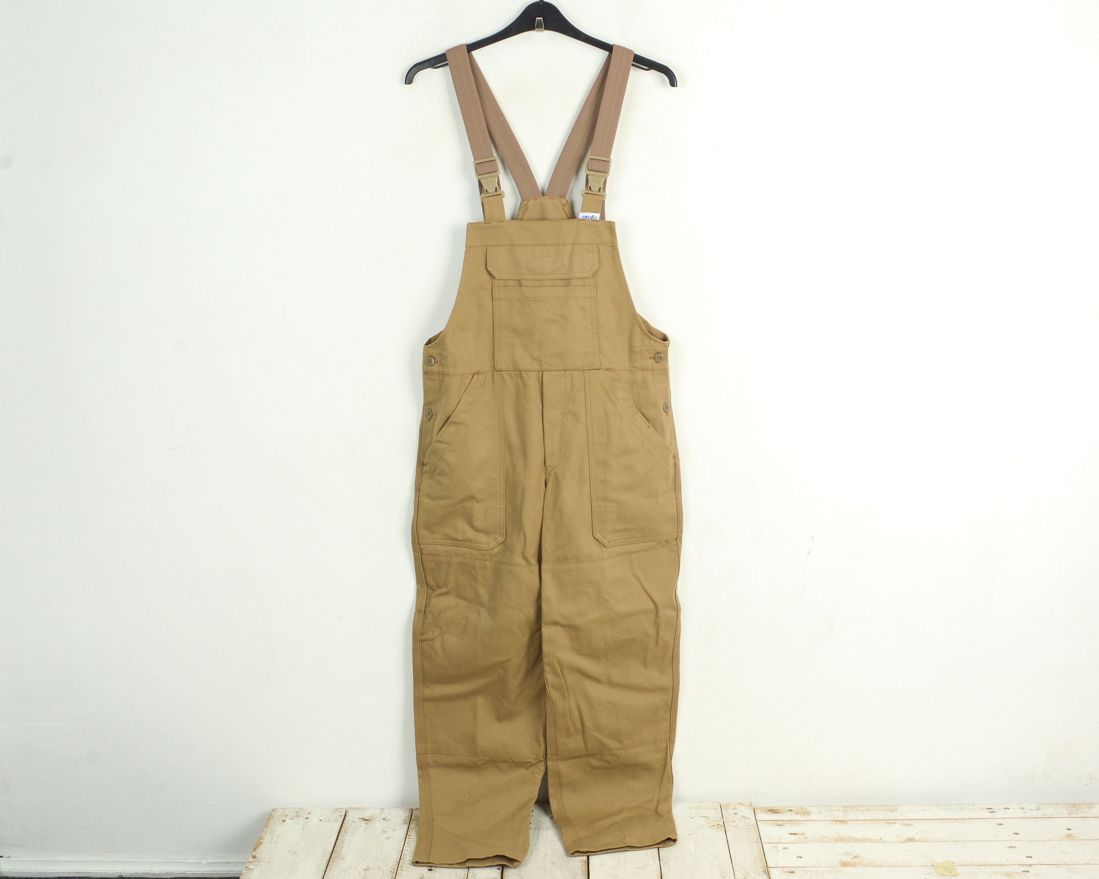Le Laboureur Formtex S Sanfor Dungarees Work Pants Sleeveless Jumpsuit Size US 32 / EU 48 - 2 Thumbnail