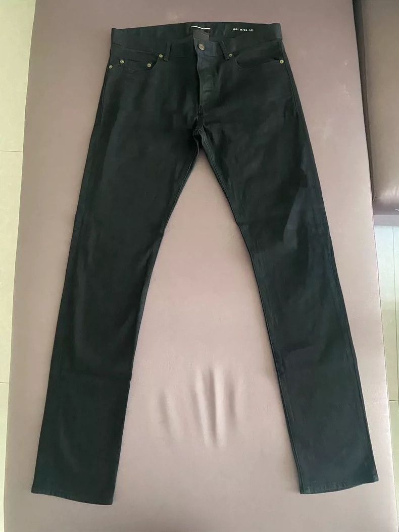 Saint Laurent Paris Saint Laurent Paris 15 FW Black Base Jeans Size US 34 / EU 50 - 1 Thumbnail