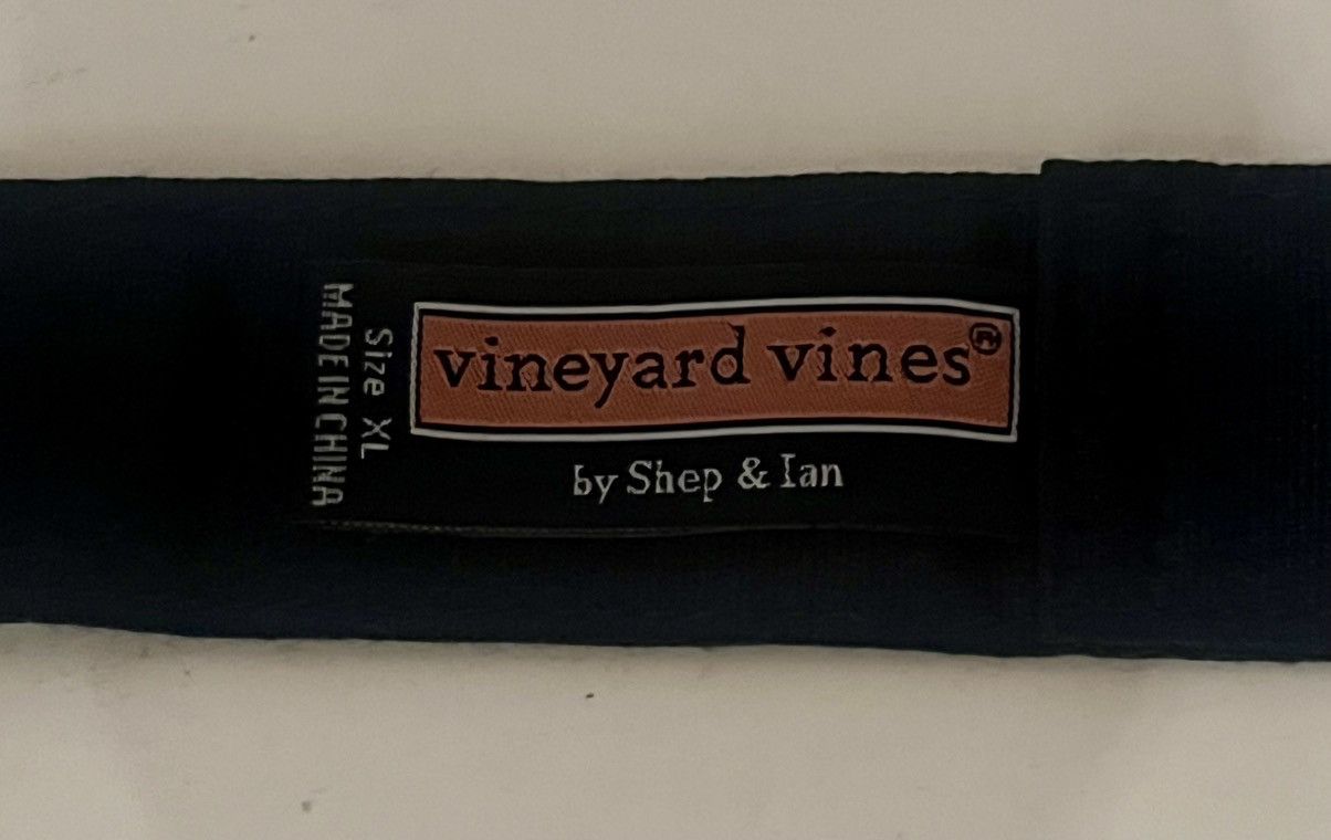 Vineyard Vines Authentic Vineyard Vines Star Embroidered belt blue blazer Size 40 - 4 Thumbnail