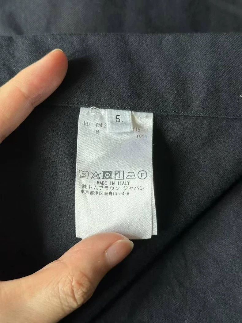 Thom Browne Thom Browne Blue collar shirt Size US XXL / EU 58 / 5 - 4 Thumbnail