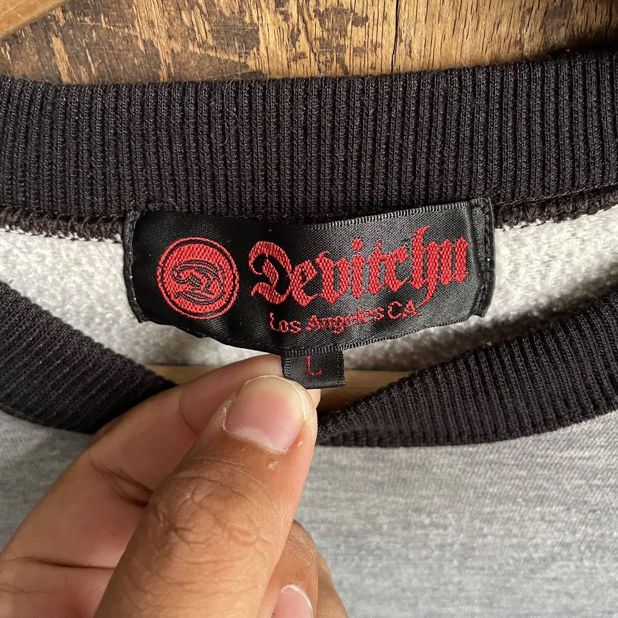 Japanese Brand × Vintage Vintage Devitchu Crewneck Sweatshirt Size US L / EU 52-54 / 3 - 6 Thumbnail