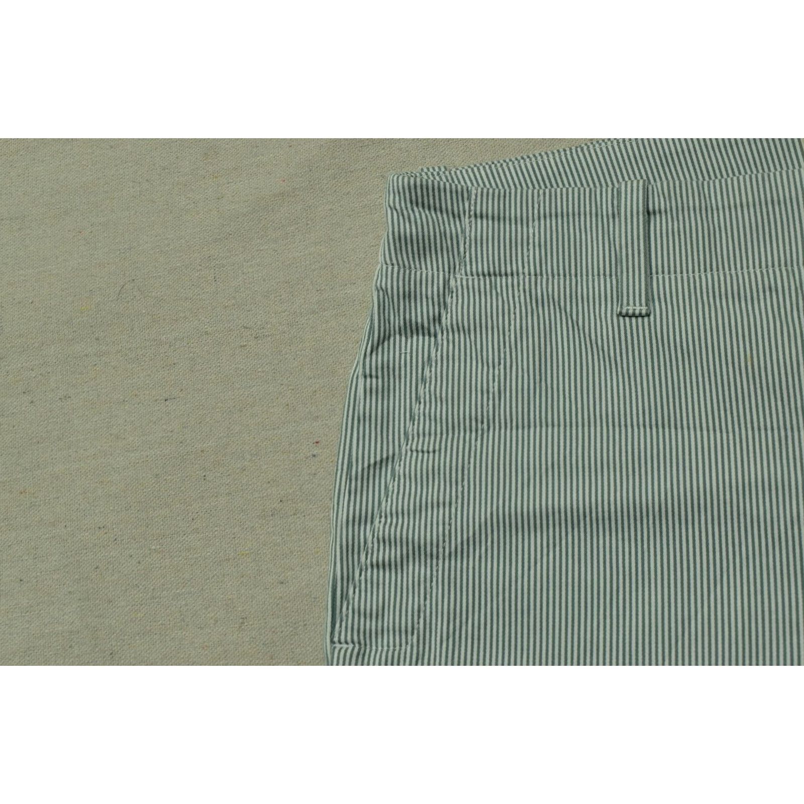 Talbots Talbots Women's Size 6 Blue White Seersucker Striped Straight Leg Chino Pants Size 28" / US 6 / IT 42 - 5 Thumbnail