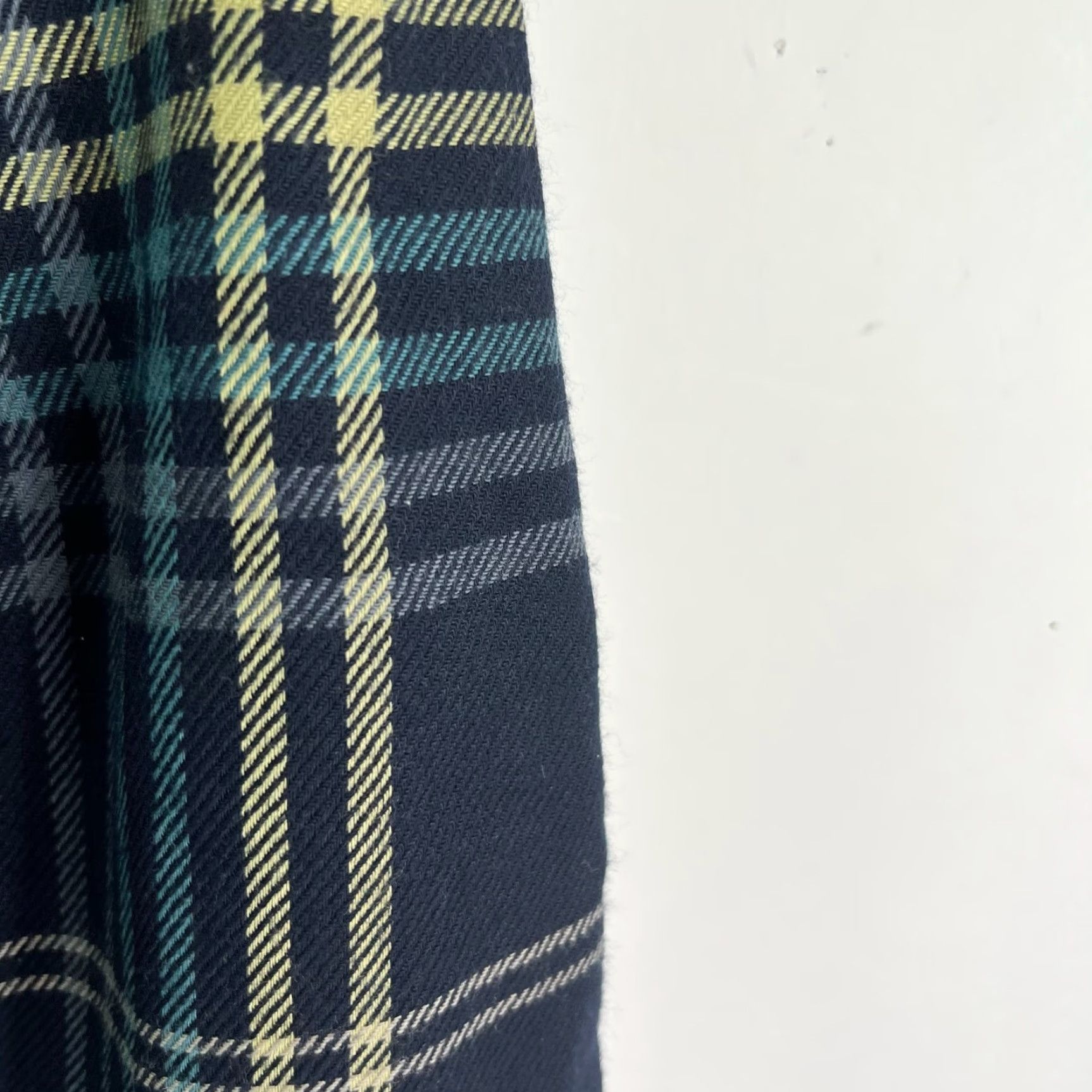Vintage VINTAGE Jonathan Logan Plaid Skirt Women Size 12 Blue Lined Zip Knee Length 80s 90s Womens Size 34" / US 12 / IT 48 - 3 Thumbnail