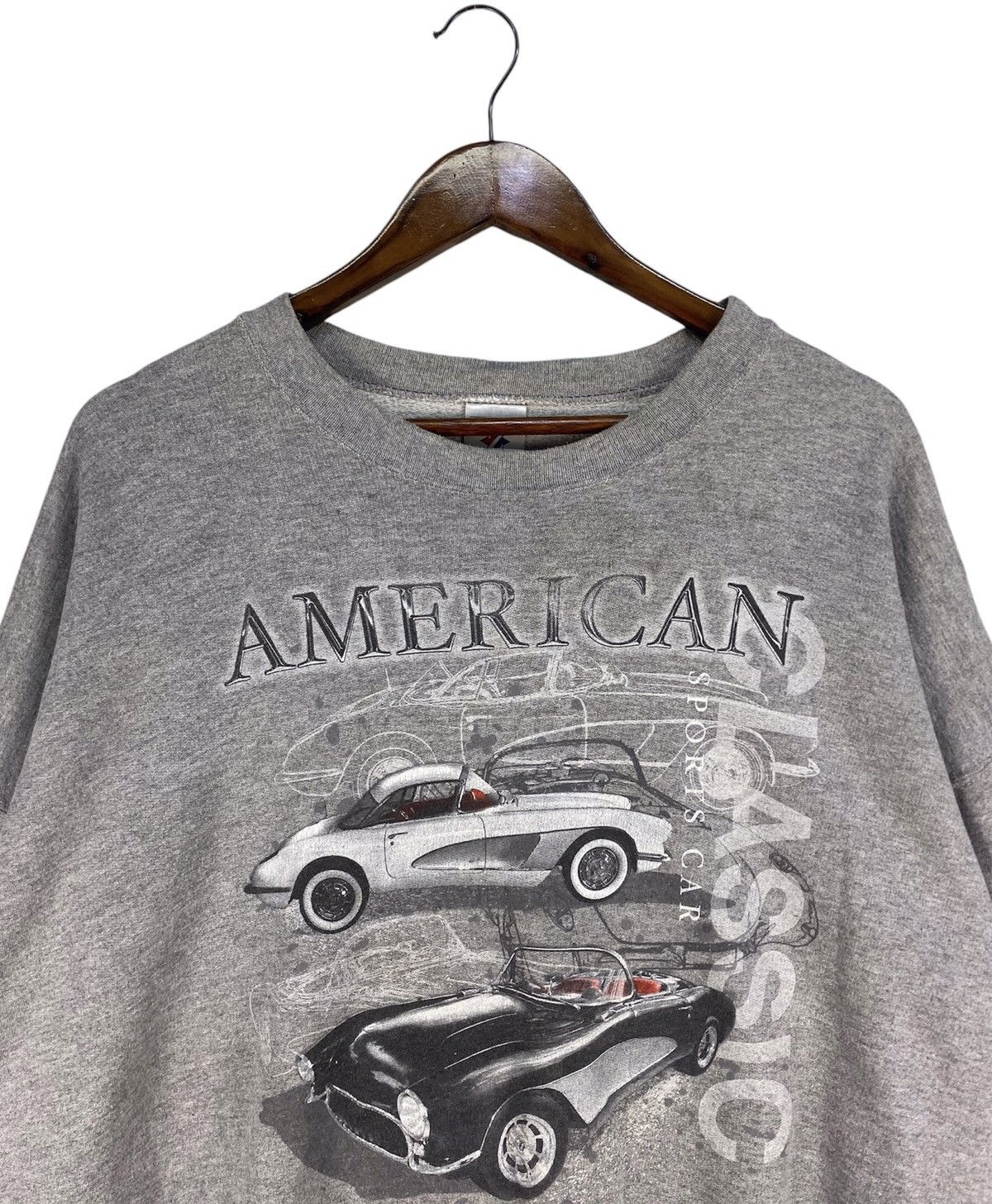 Designer × Vintage 🔥RARE🔥VINTAGE 90s AMERICAN SPORTS CAR SWEATSHIRT Size US XXL / EU 58 / 5 - 3 Thumbnail