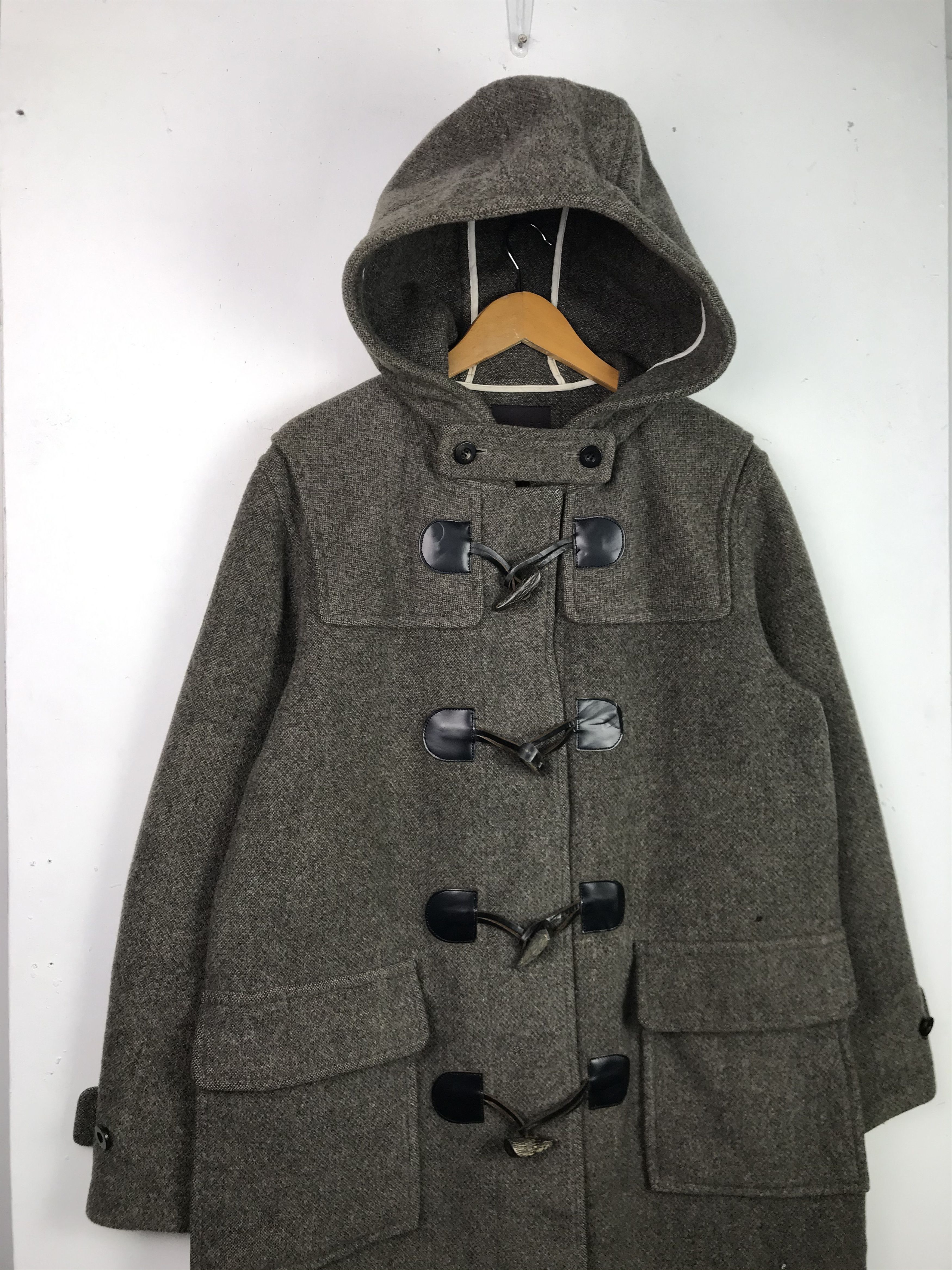 Japanese Brand × Takeo Kikuchi × Vintage Vintage Takeo Kikuchi Duffle Wool Jacket Size US L / EU 52-54 / 3 - 6 Thumbnail