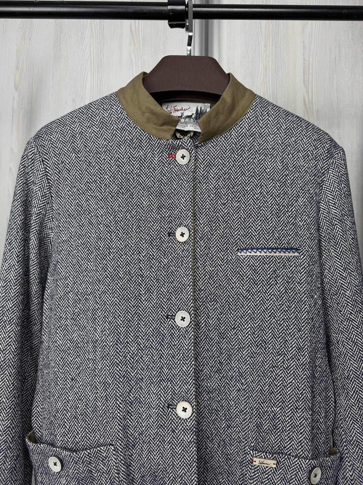 Other Luis Trenker grey-blue herringbone jacket blazer size 44 Size M / US 6-8 / IT 42-44 - 3 Thumbnail