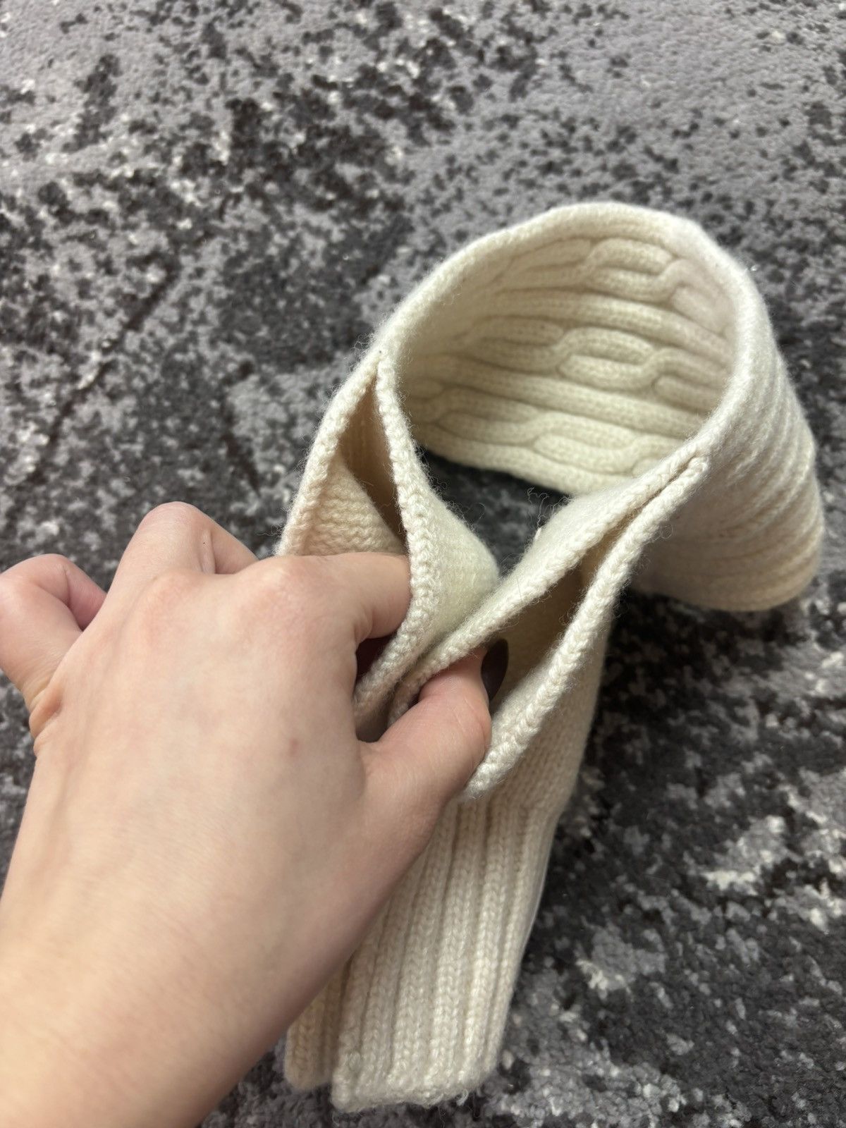 Burberry × Japanese Brand × Vintage Vintage y2k Burberry Wool knitted svarf hand Size ONE SIZE - 6 Thumbnail