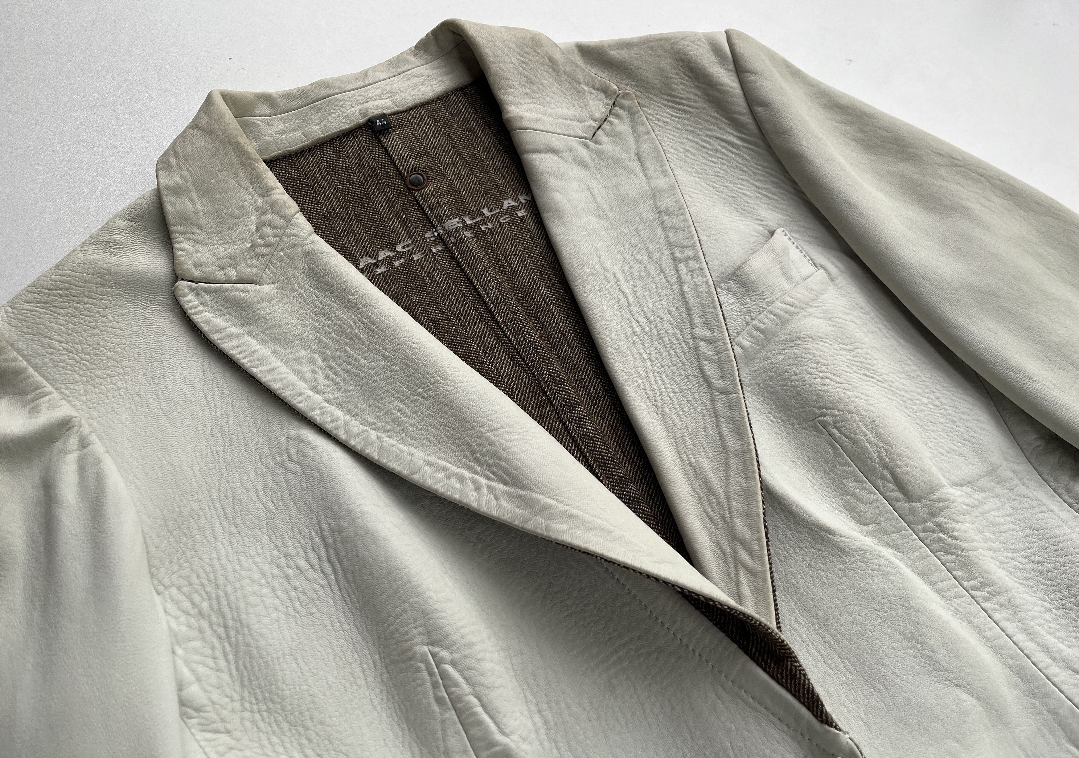 Isaac Sellam Experience Isaac Sellam Leather Blazer Size M / US 6-8 / IT 42-44 - 7 Thumbnail