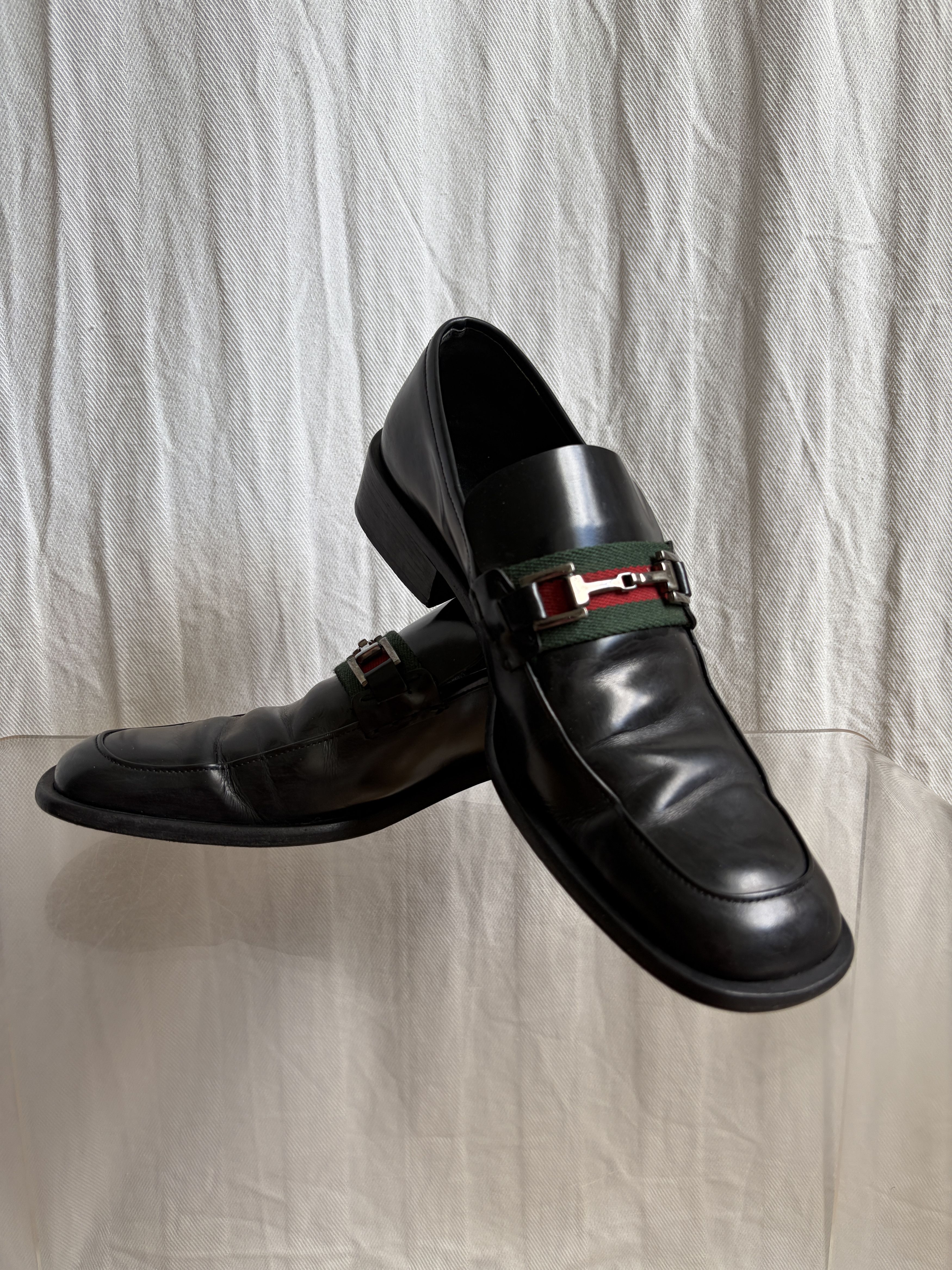 Gucci Horsebit Square Toe Loafers Size US 7 / EU 40 - 4 Thumbnail
