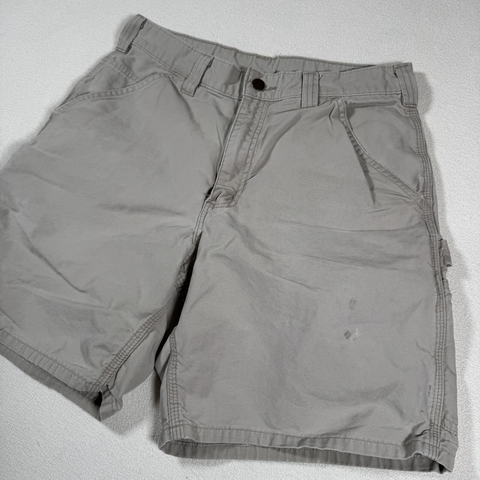 Carhartt Vintage Carhartt Work Wear Tan Shorts Carpentar Shorts Size US 31 - 2 Thumbnail