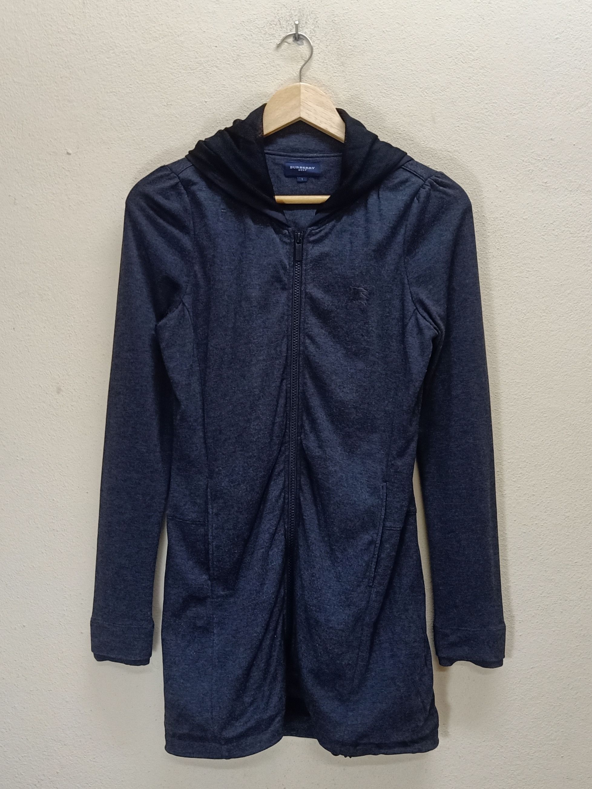 Burberry BURBERRY GOLF Dark Gray Fleece Hoodie Activewear Parka Size S / US 4 / IT 40 - 5 Thumbnail