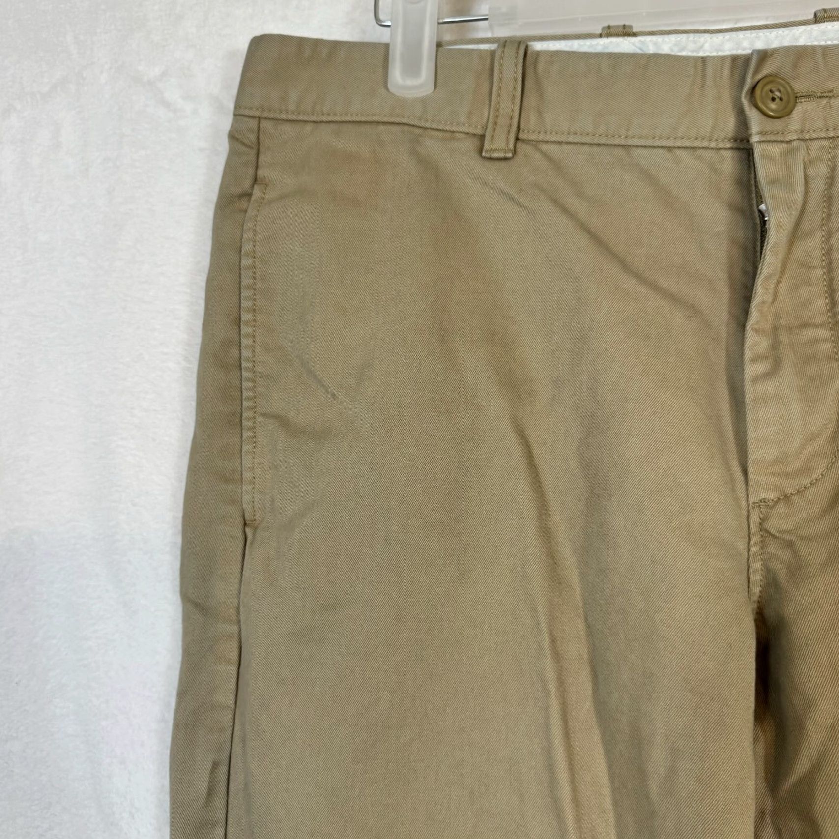 J.Crew J.Crew Women’s Essential Chino Pants 33W Khaki Cotton Mid-Rise Straight Leg Modern Everyday Women Size 24" / US 00 / IT 34 - 4 Thumbnail
