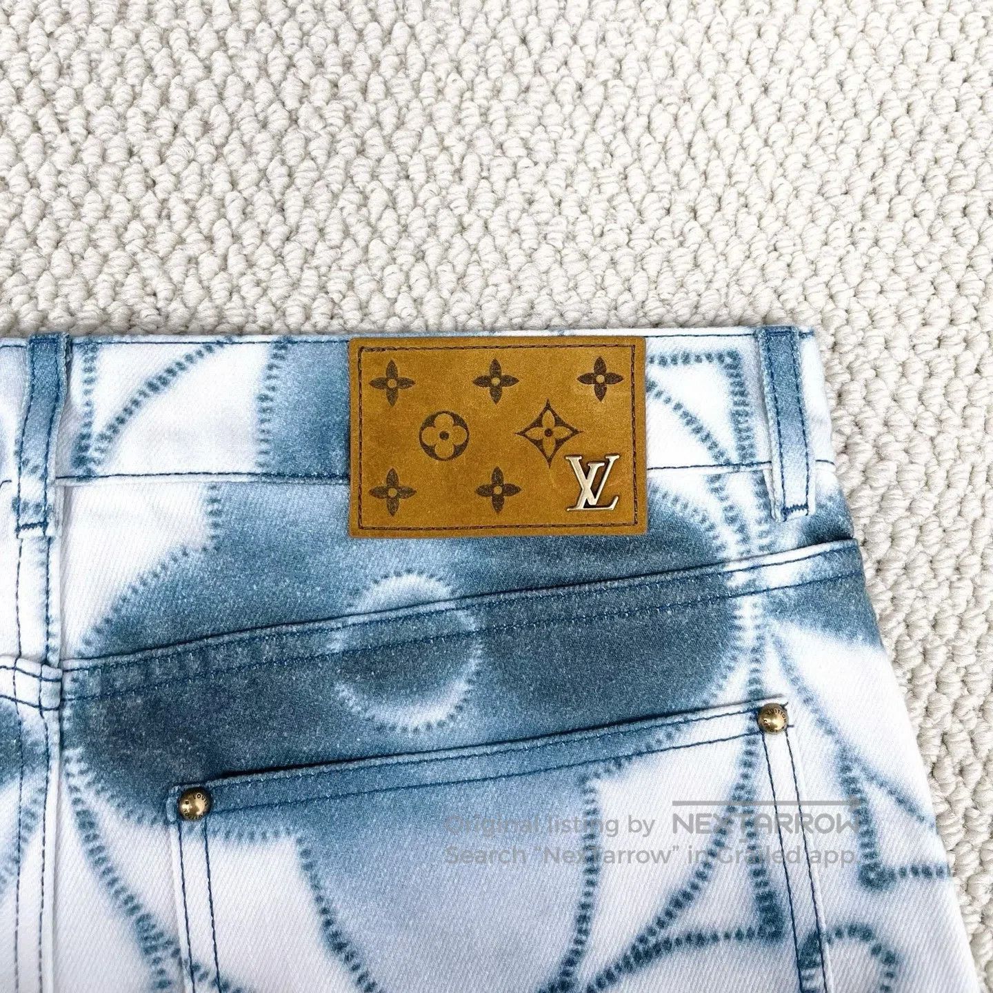 Louis Vuitton Louis Vuitton Ink Print Jeans. Size US 30 / EU 46 - 6 Thumbnail