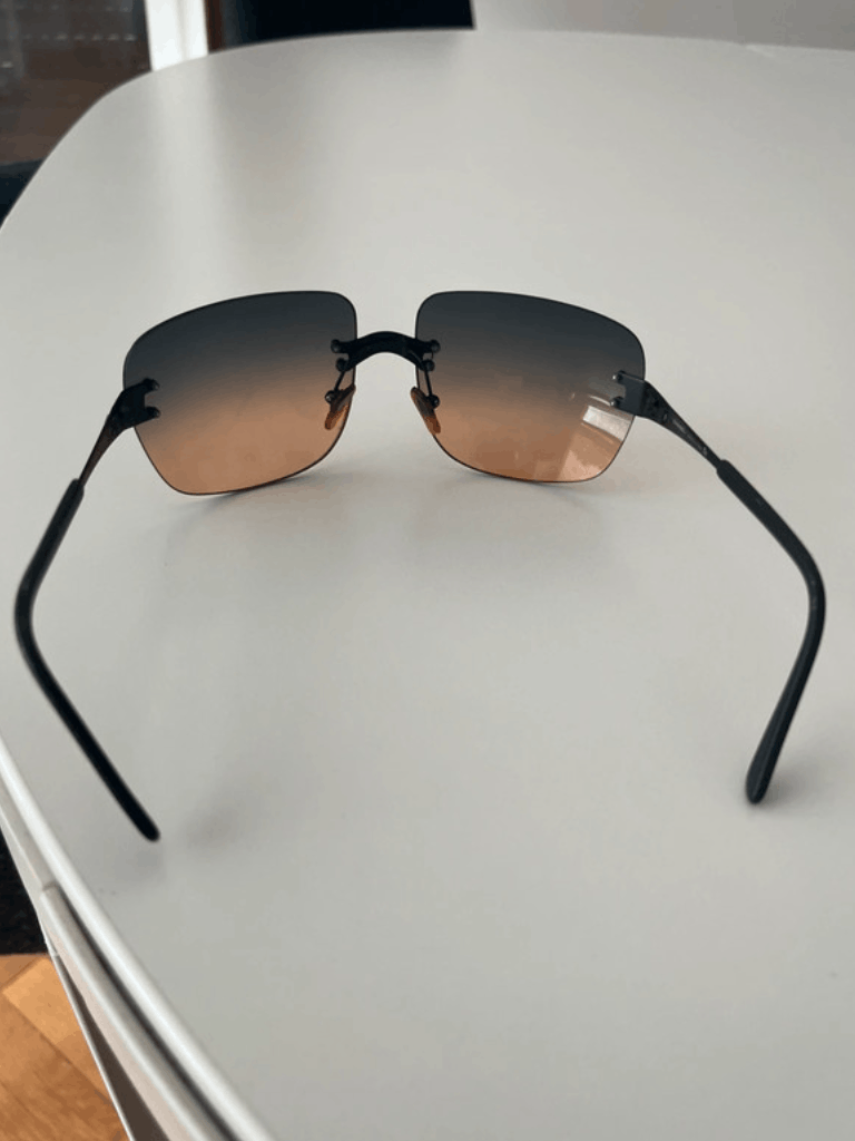 Chanel CHANEL Sunglasses Rimless Rhinestone 4017 Shields Size ONE SIZE - 3 Thumbnail