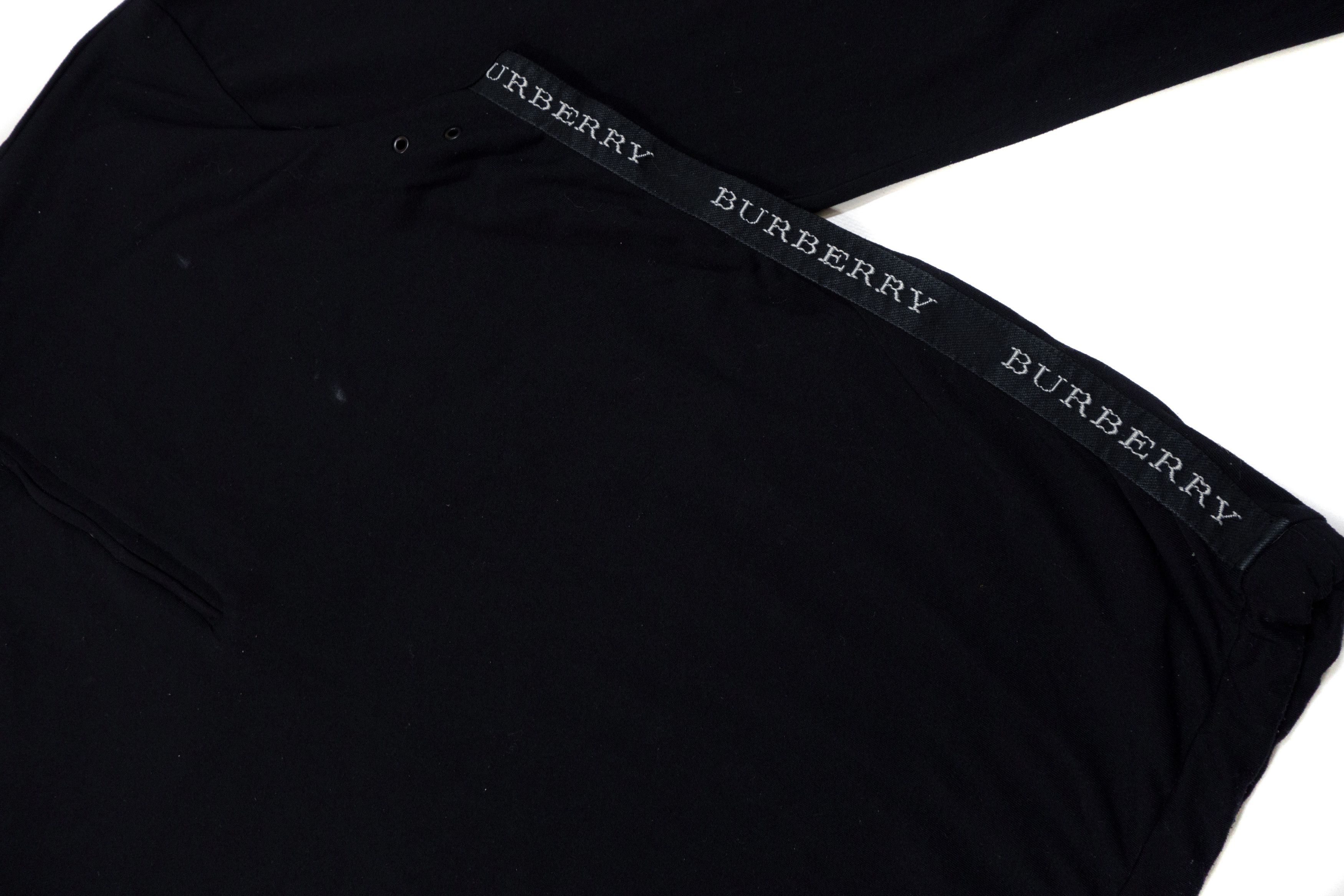 Burberry Half-Zip Logo Tape Track Long Sleeve Pullover Size US L / EU 52-54 / 3 - 3 Thumbnail