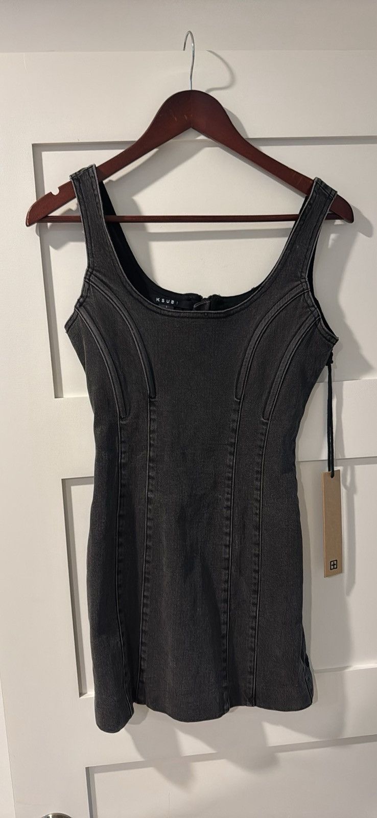 Ksubi Black washed denim dress Size S / US 4 / IT 40 - 1 Thumbnail