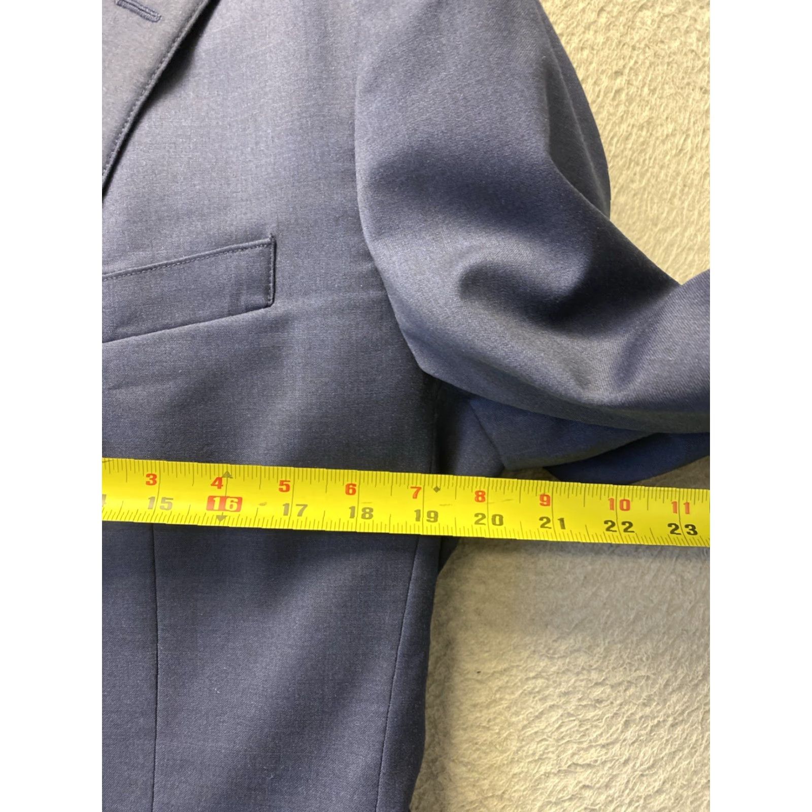 Bonobos Bonobos Blazer Mens 40R Slim Wool Navy Blue Jacket Blazer - 40 Wool /0175 Size 40R - 4 Thumbnail