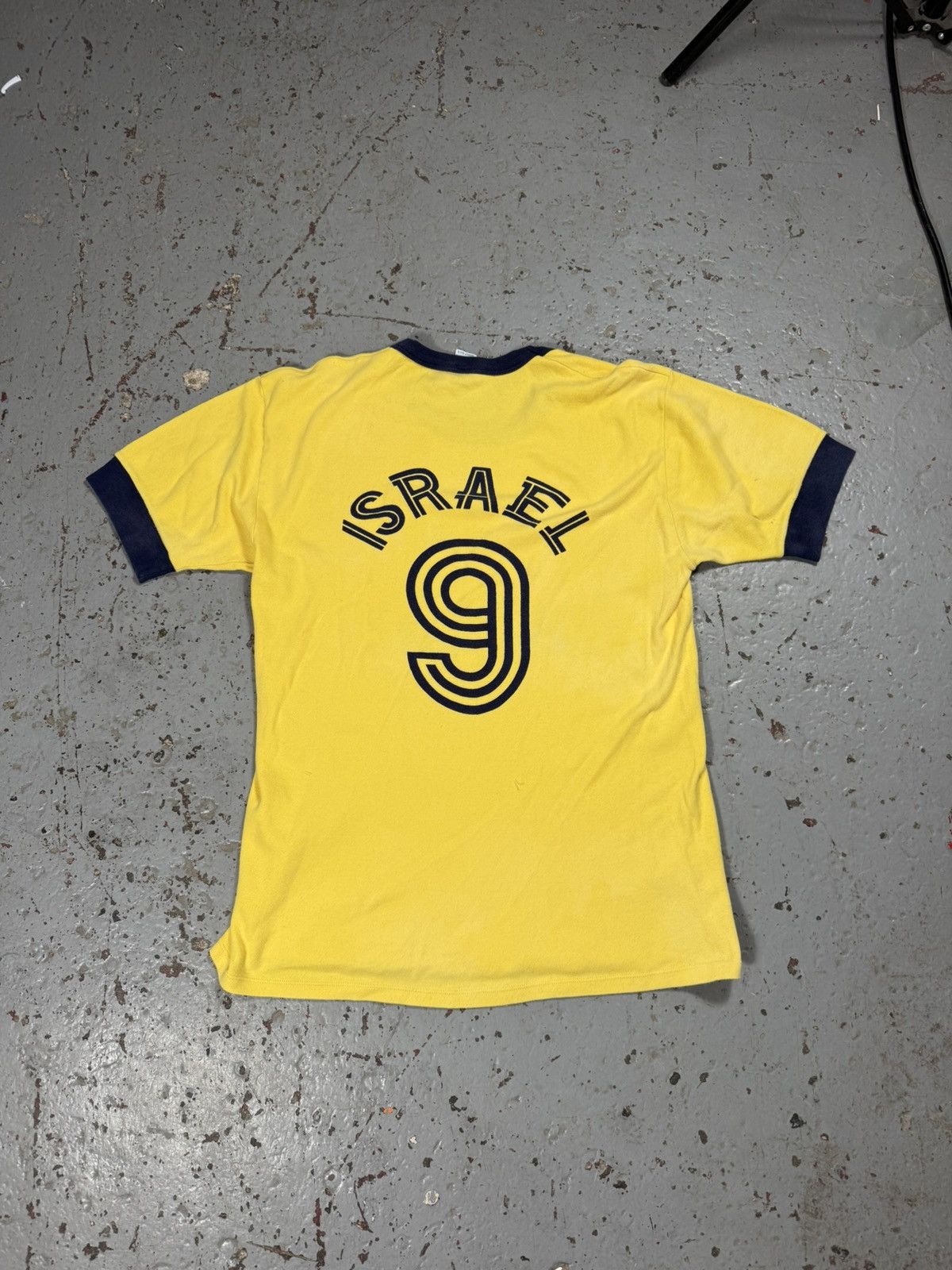 Other Insane Israel Soccer Futbol Jersey Ringer Tee Single Stitch Size US M / EU 48-50 / 2 - 5 Thumbnail