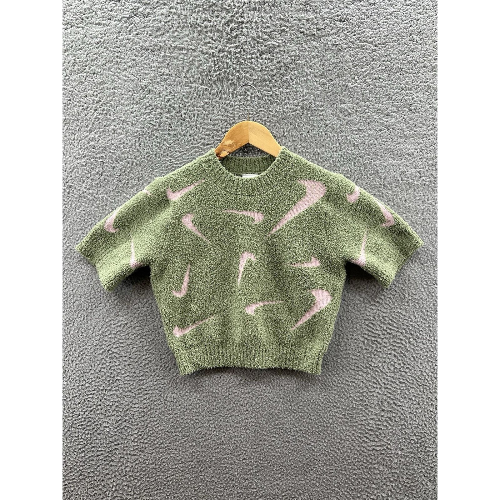 Nike Nike Phoenix Cozy Bouclé TopOlive Oil Green FD4286-386 Small Size S / US 4 / IT 40 - 1 Thumbnail