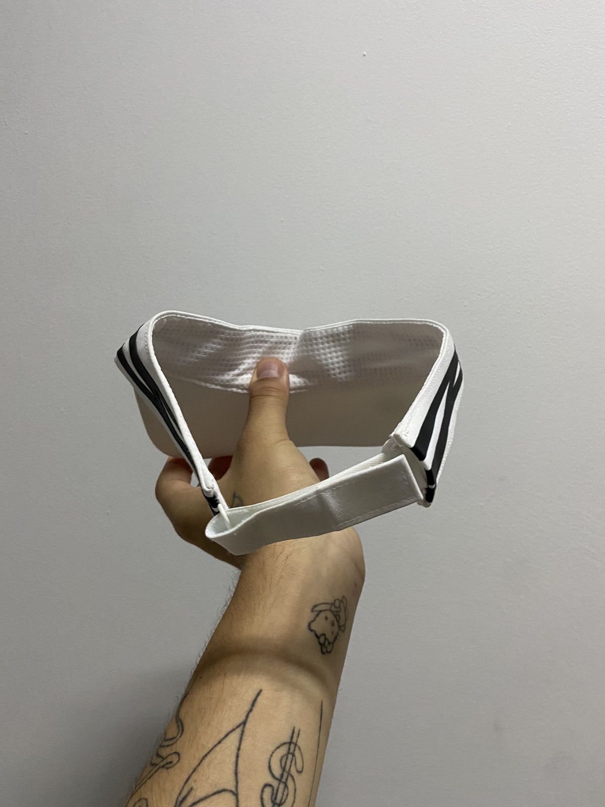 Vintage × Y-3 × Yohji Yamamoto Y-3 yohji Yamamoto visor cap Roland Garros striped Size ONE SIZE - 5 Thumbnail