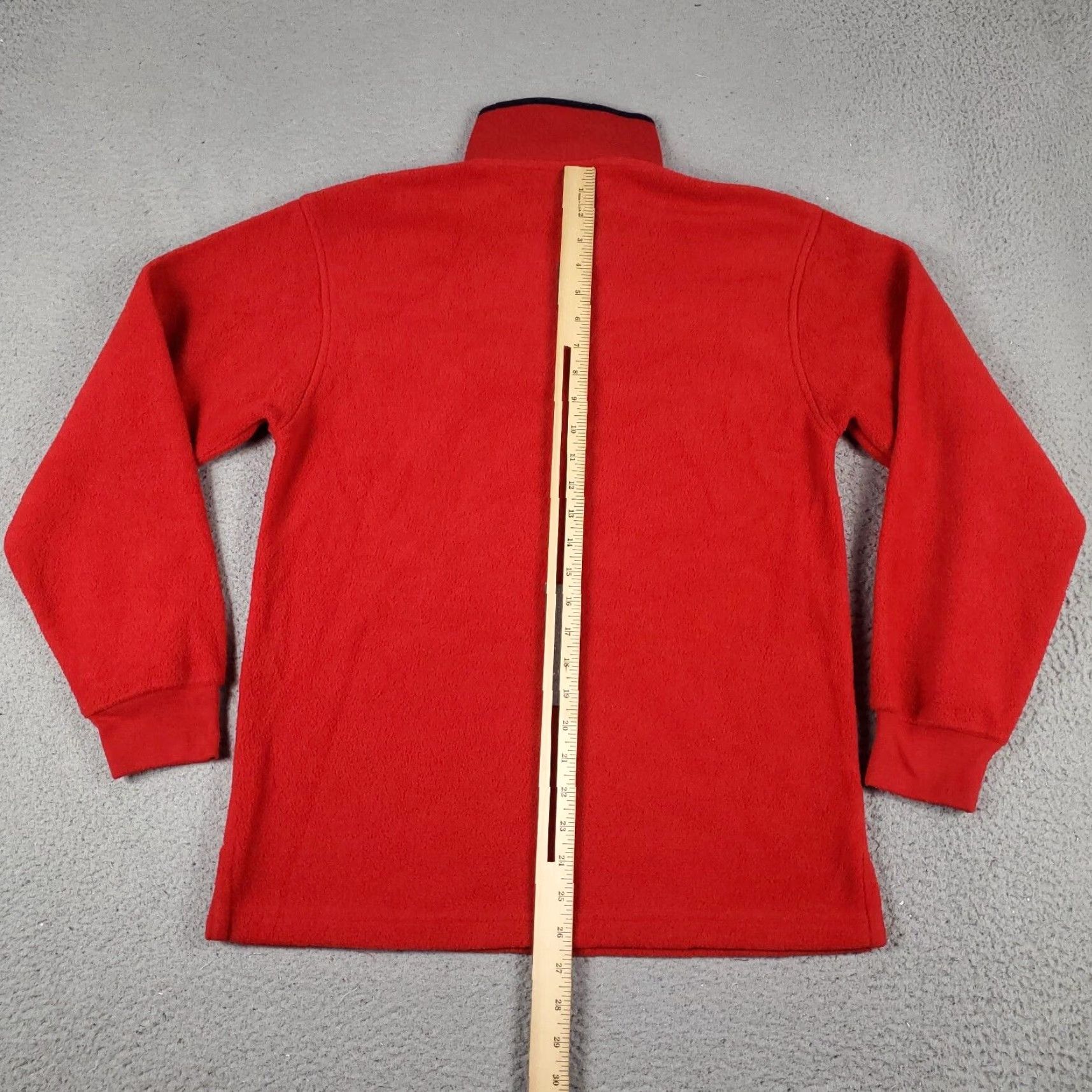 Polo Ralph Lauren Polo Ralph Lauren Sweater Mens Medium Red Fleece 1/4 Zip Up Pullover Sweatshirt Size US M / EU 48-50 / 2 - 6 Thumbnail