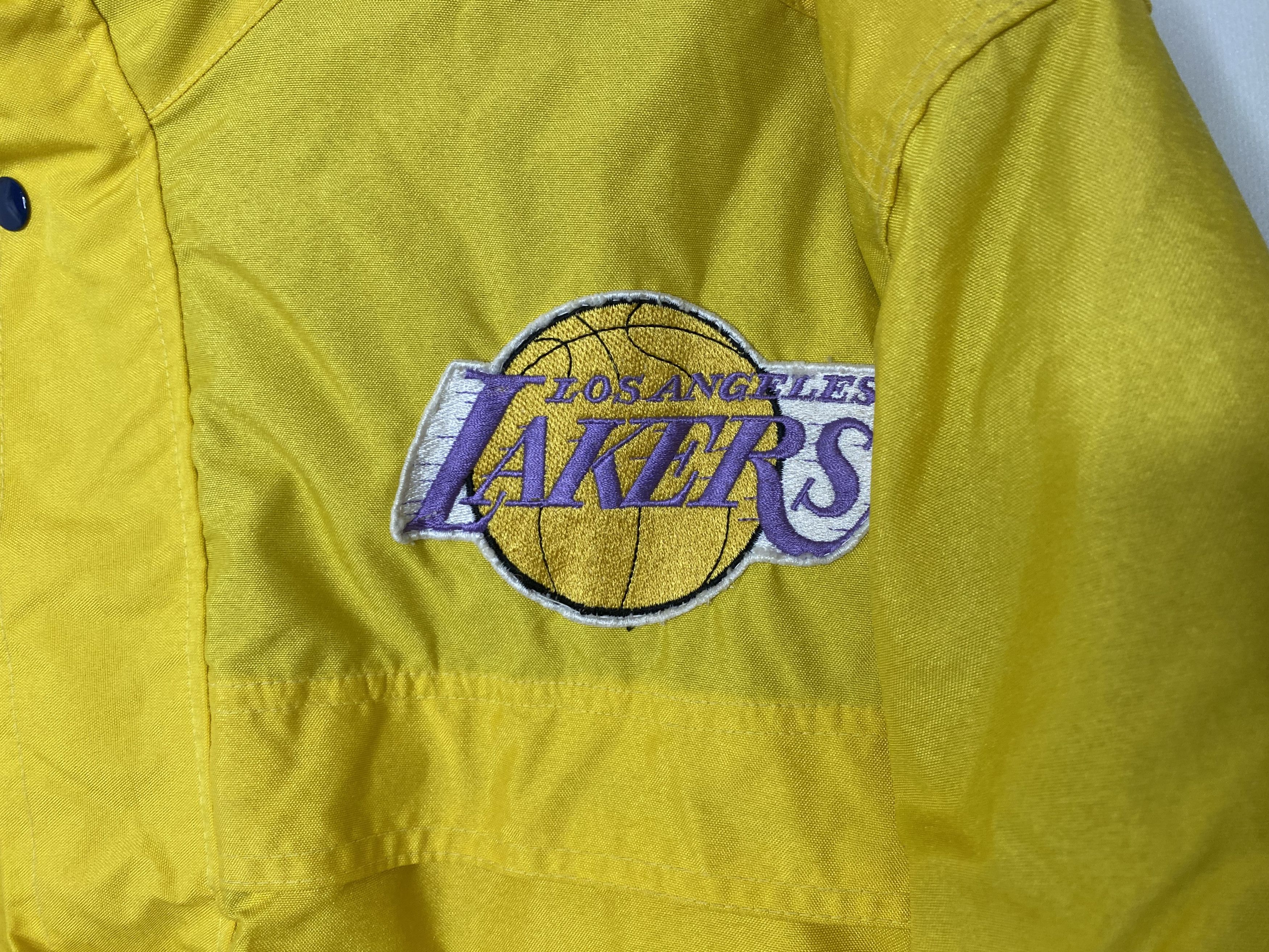 NBA LOS ANGELES LAKERS VINTAGE 90S PARKA DOWN JACKET BASKETBALL Size US XL / EU 56 / 4 - 3 Thumbnail