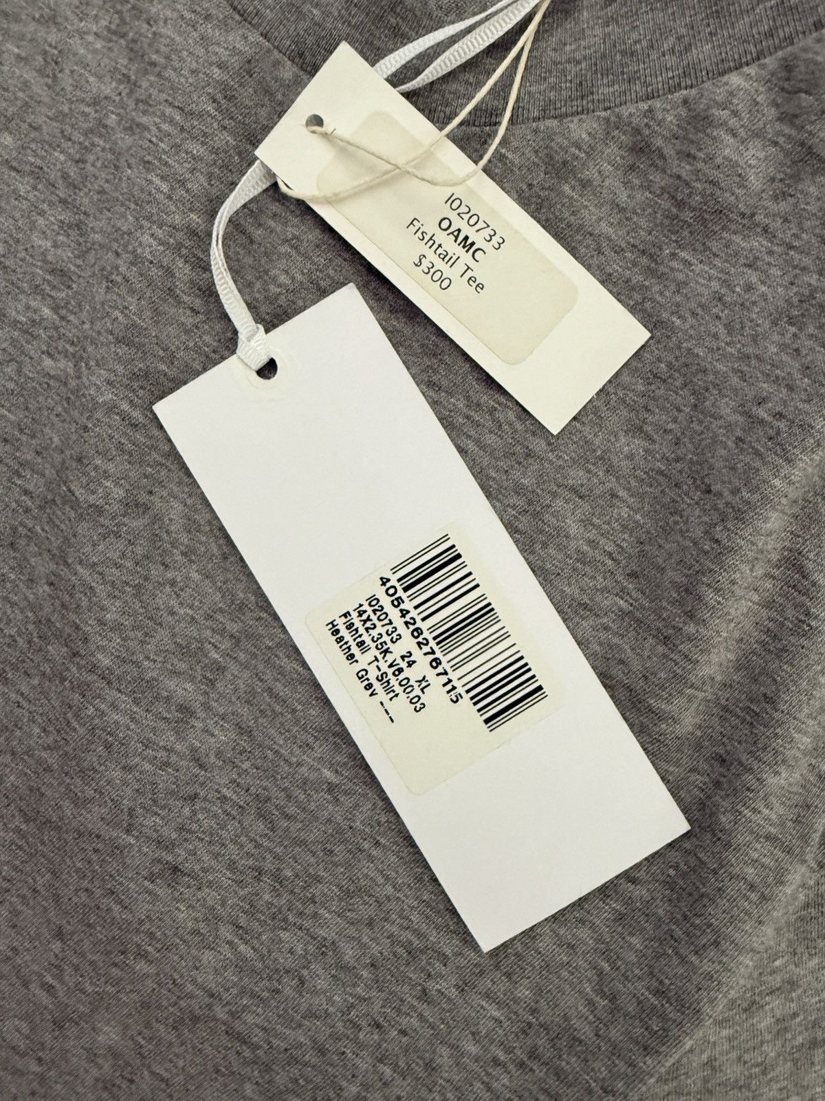 OAMC OAMC Grey Fishtail T-Shirt Size XL Size US XL / EU 56 / 4 - 2 Thumbnail