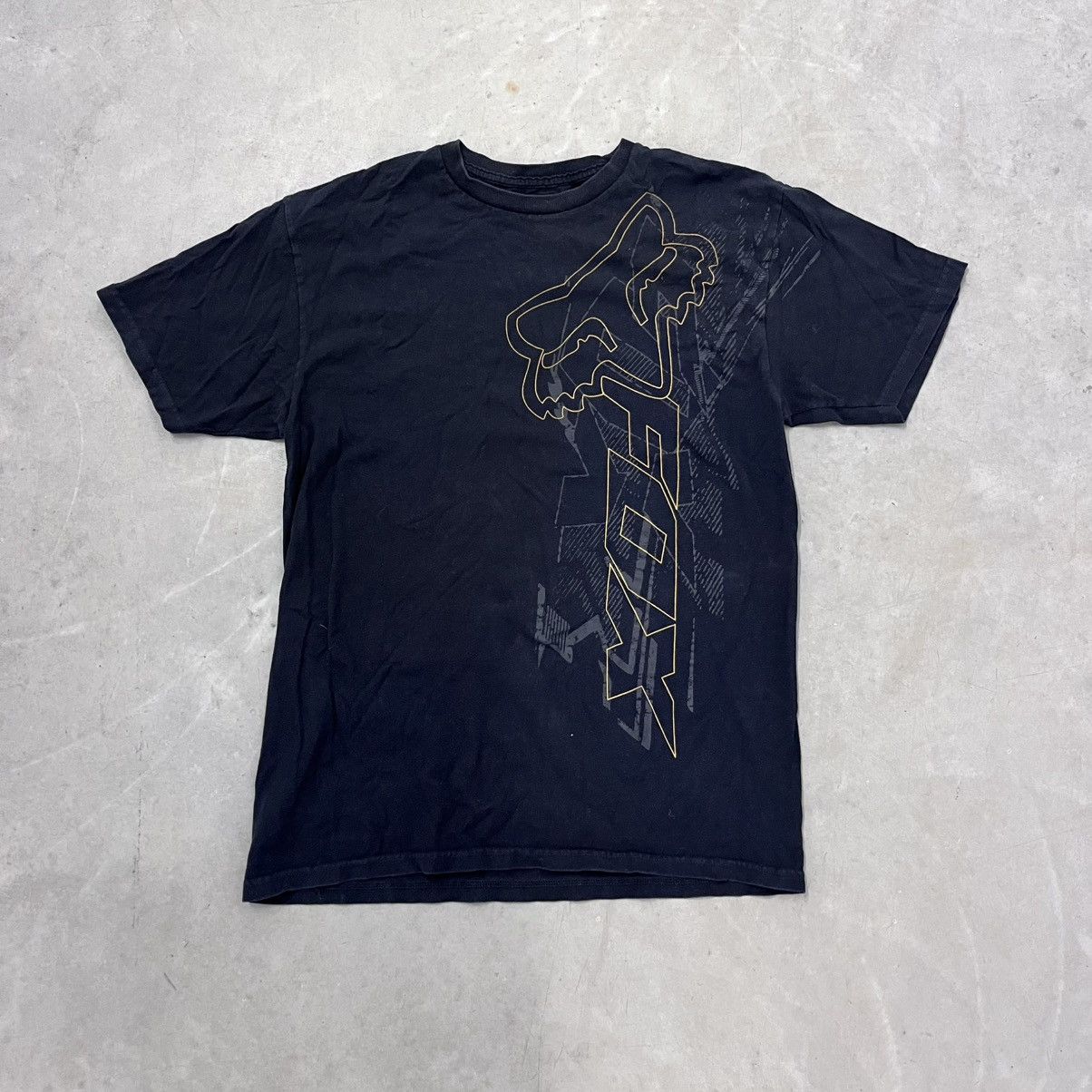 Fox Racing Y2K Fox Motocross black and bronze orange highlights shirt Size US L / EU 52-54 / 3 - 1 Thumbnail