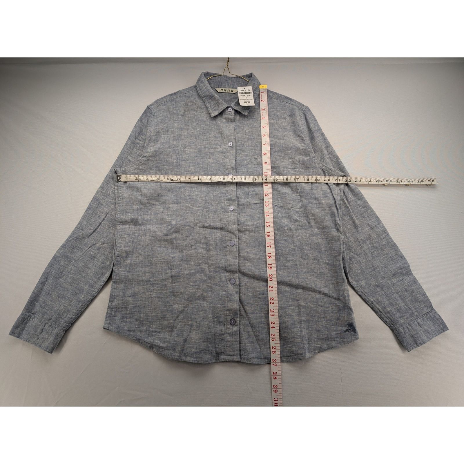 Orvis NWT Orvis Men's Performance Linen Classic Long Sleeve Shirt Size US M / EU 48-50 / 2 - 4 Thumbnail