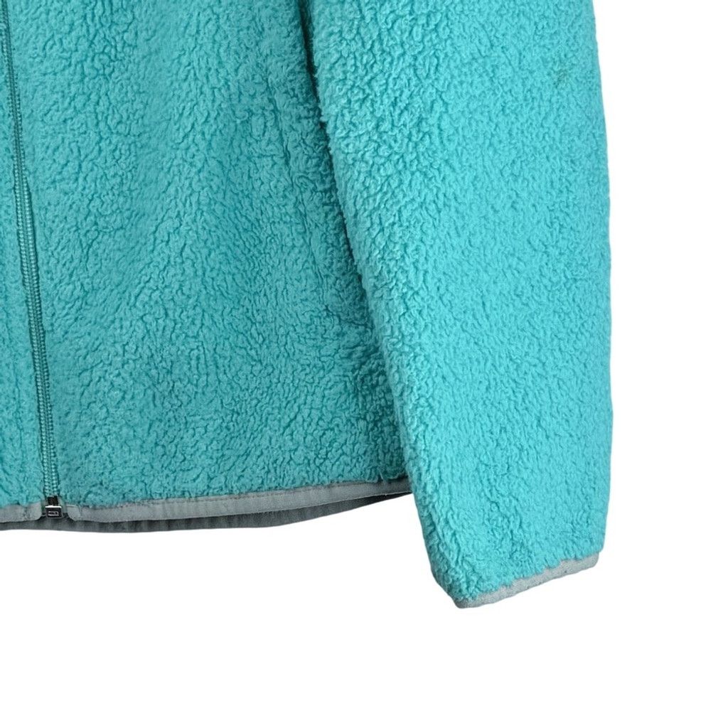 The North Face THE NORTH FACE Women's Aqua Blue Full Zip Sherpa Jacket S Size S / US 4 / IT 40 - 4 Thumbnail