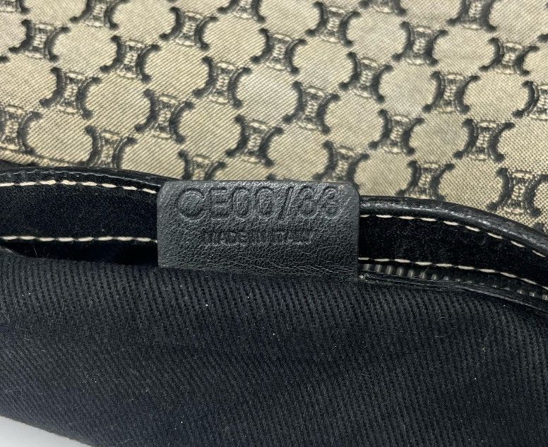 Celine AUTHENTIC CELINE MONOGRAM CANVAS HOBO SHOULDER BAG Size ONE SIZE - 17 Thumbnail
