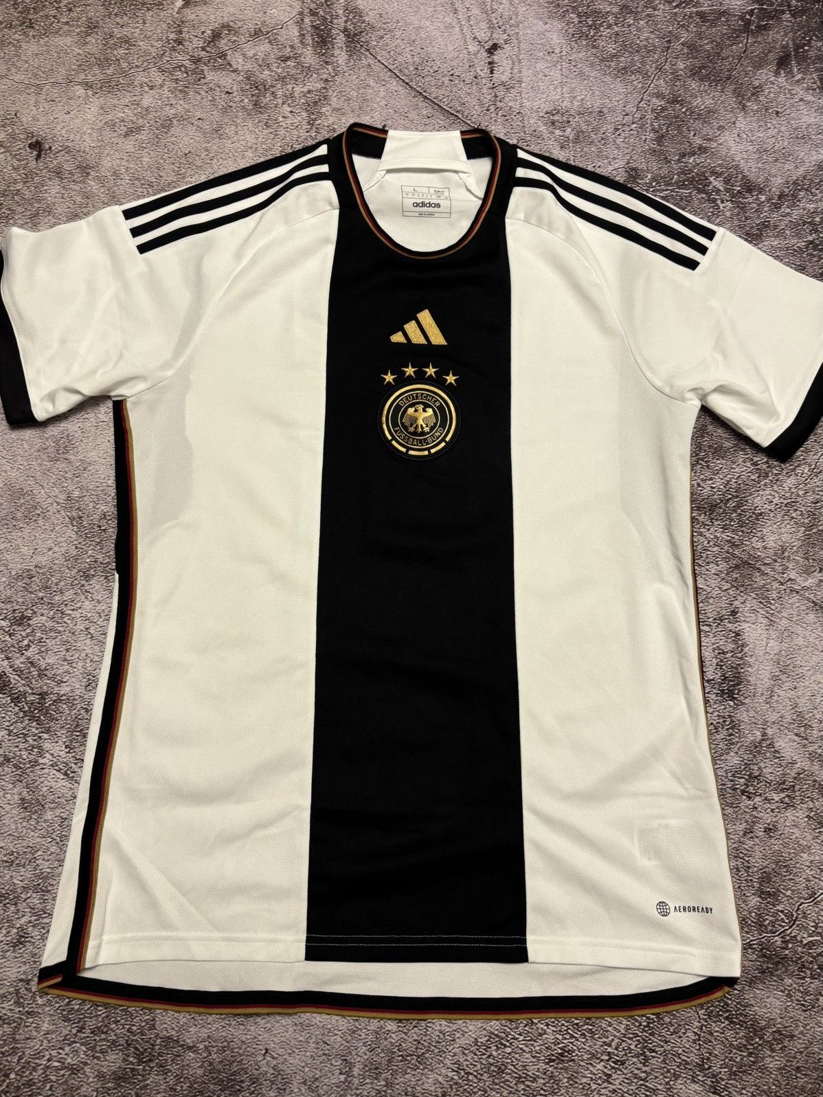 Adidas Adidas Germany Home 2022 Jersey Size US L / EU 52-54 / 3 - 1 Thumbnail
