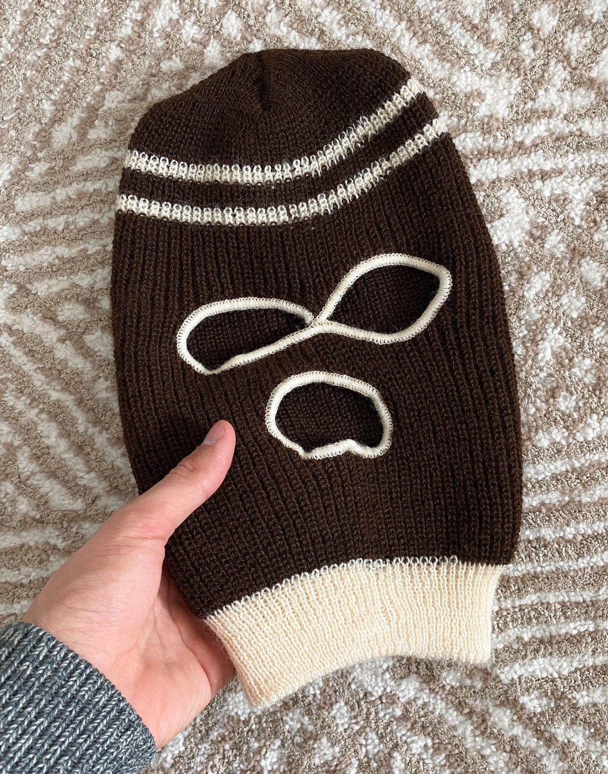 Japanese Brand Japanese vintage Knitted Ski Mask / Balaclava Size ONE SIZE - 1 Thumbnail