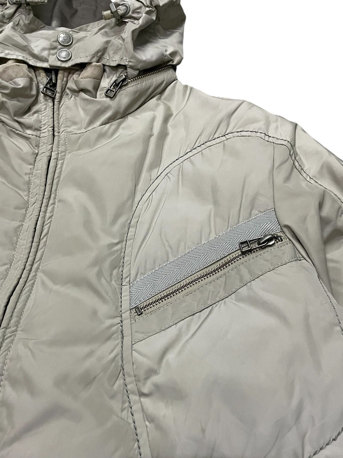 Marithe + Francois Girbaud AW/96 Girbaud Geometrical Paneled Padded Down Jacket Size US M / EU 48-50 / 2 - 9 Thumbnail