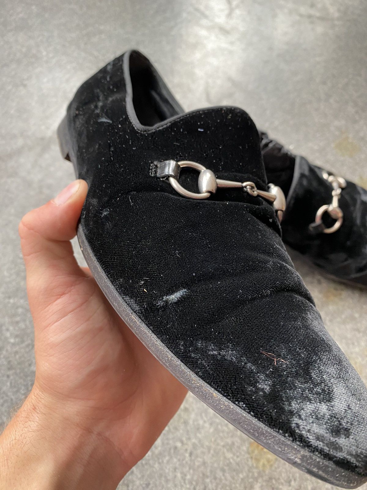 Gucci Gucci Velvet Loafers Size US 7 / EU 40 - 5 Thumbnail