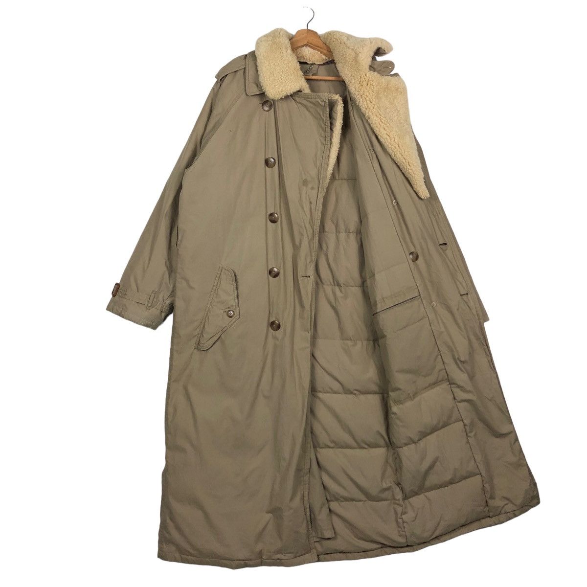 Brooks Brothers 🔥Rich Brown - Fly Coats Long Jacket Double Collar Mink Fur Size US M / EU 48-50 / 2 - 10 Thumbnail