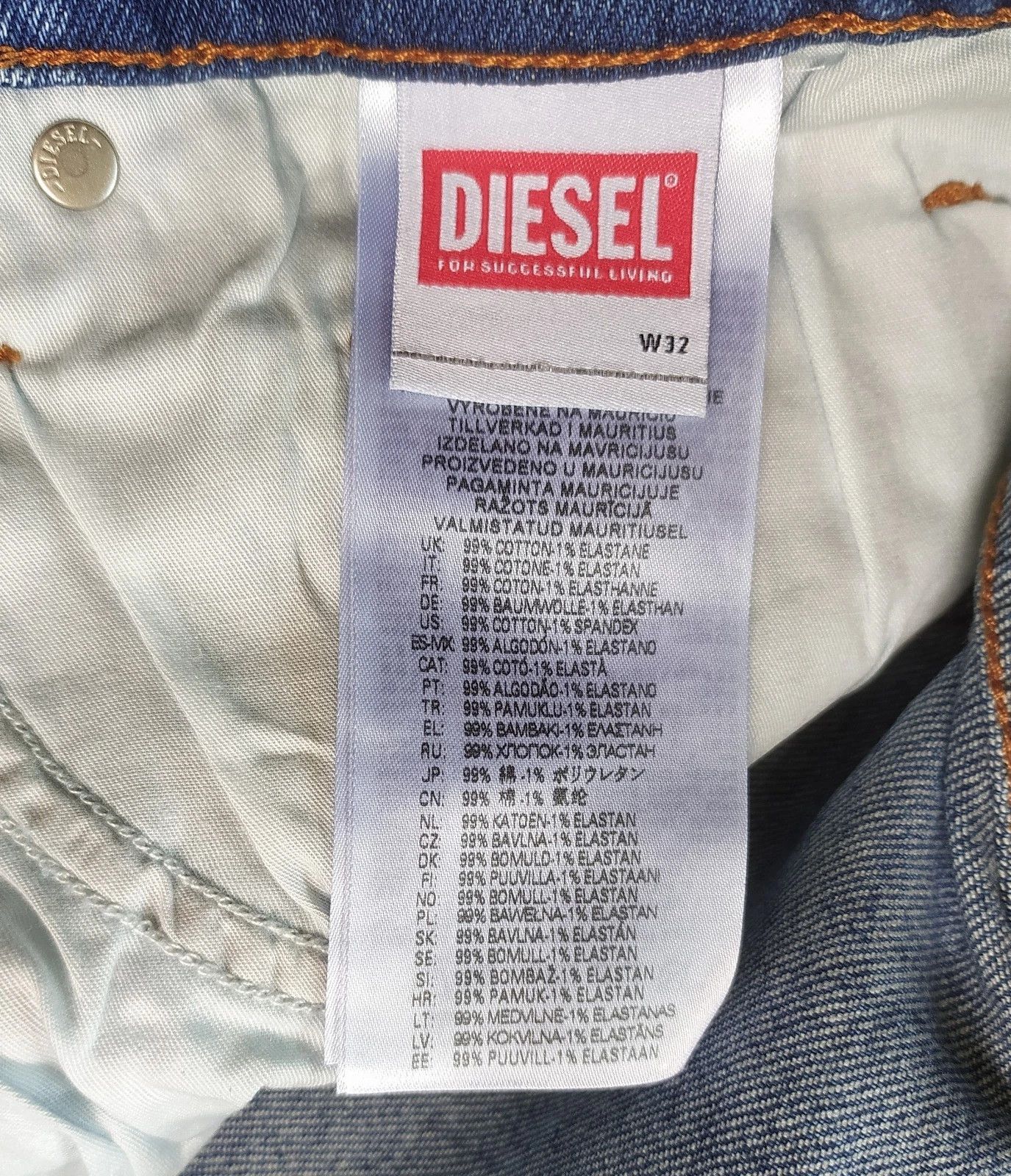 Diesel Diesel 2019 D-STRUKT-R L.32 MENS JEANS T/9667 Size US 32 / EU 48 - 8 Thumbnail