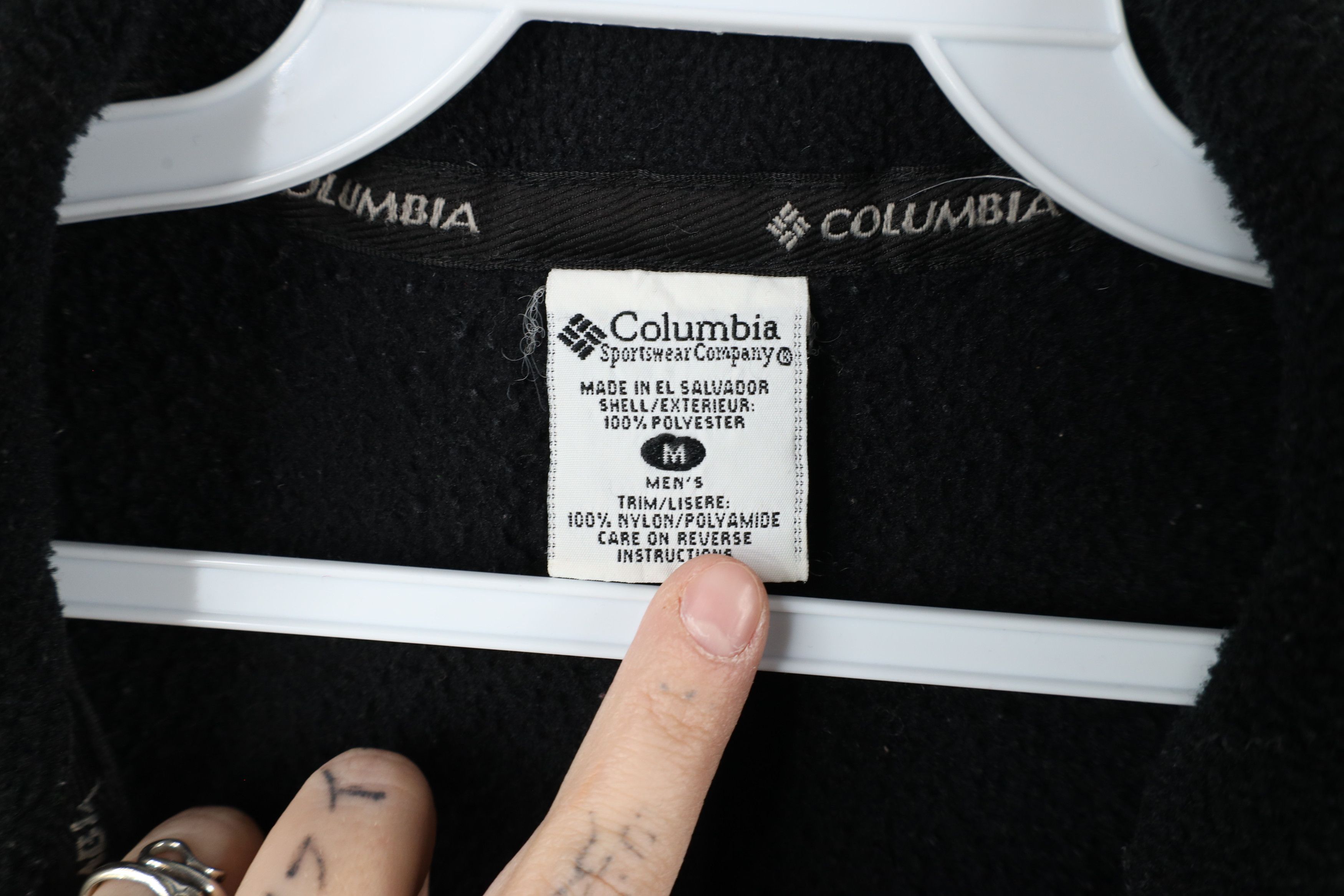 Columbia × Vintage Vintage 90s Columbia Spell Out Full Zip Fleece Jacket Size US M / EU 48-50 / 2 - 9 Thumbnail