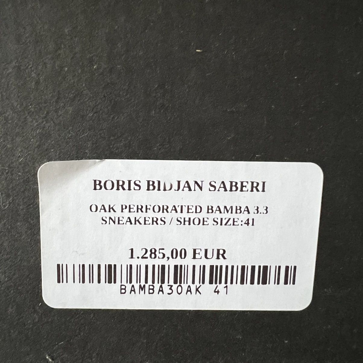 Boris Bidjan Saberi Oak Perforated AW23 Bamba 3.3 Side Zip Sneakers Size US 8 / EU 41 - 20 Thumbnail