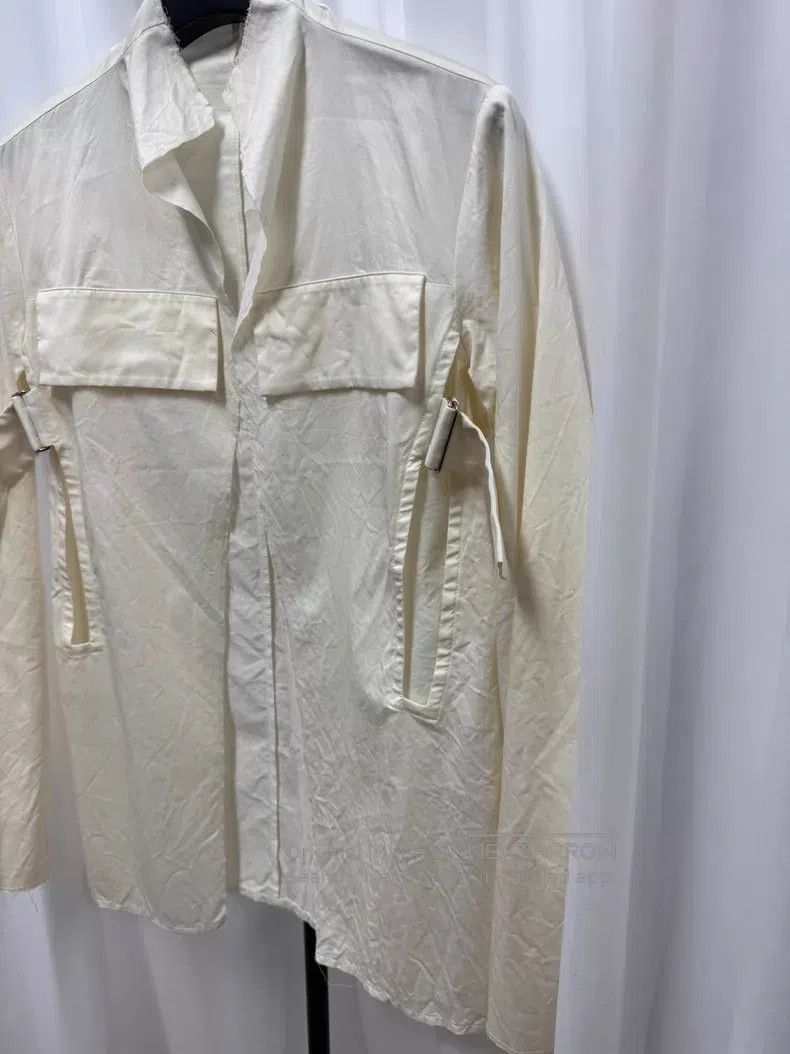 Yohji Yamamoto YOHJI YAMAMOTO Main Line Tied Destruction Silk Blended Shi Size US M / EU 48-50 / 2 - 2 Thumbnail