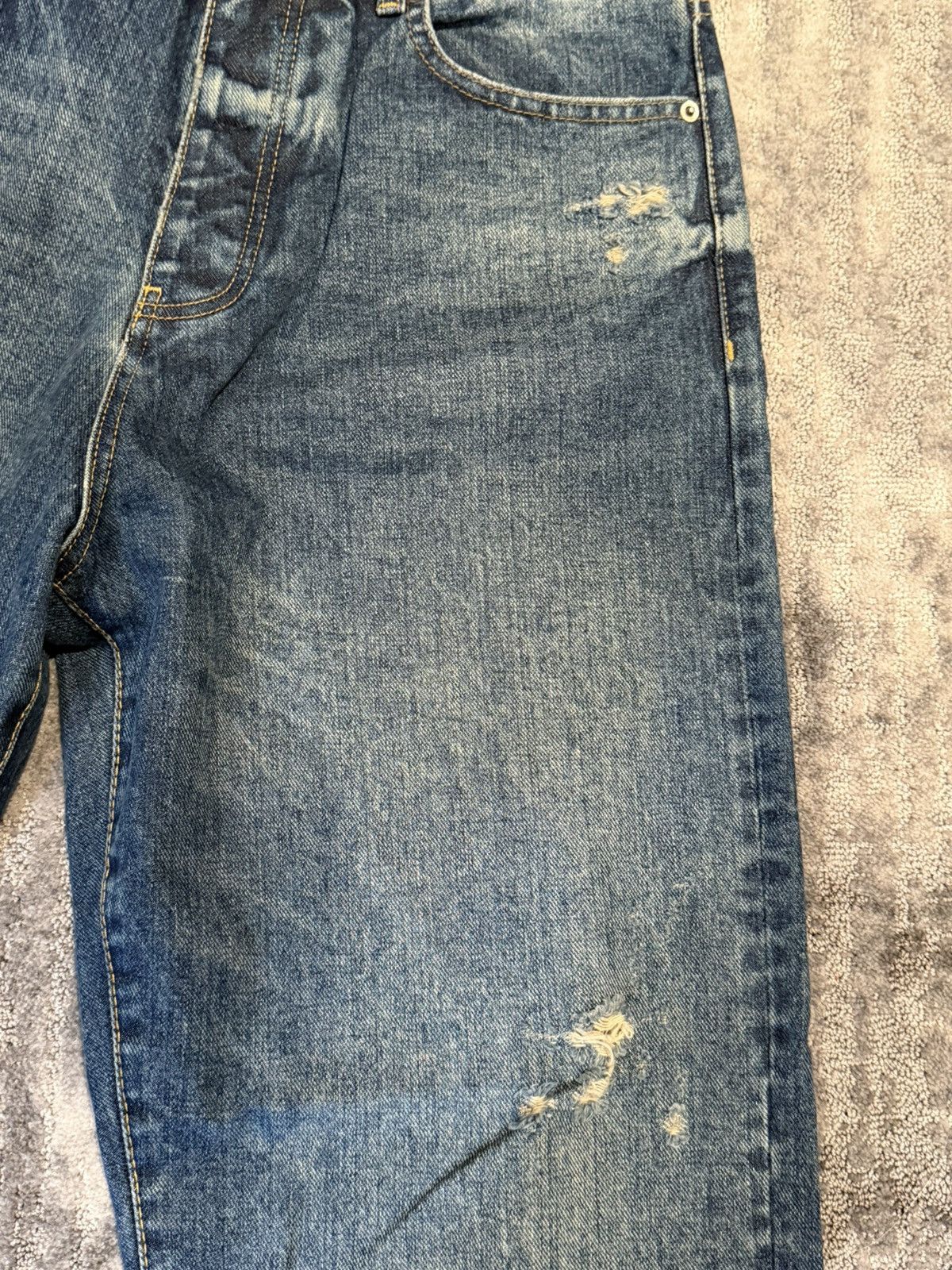 Vintage Ronning Distressed Jeans in Blue, Men's (Size 32) — image 4 of 6