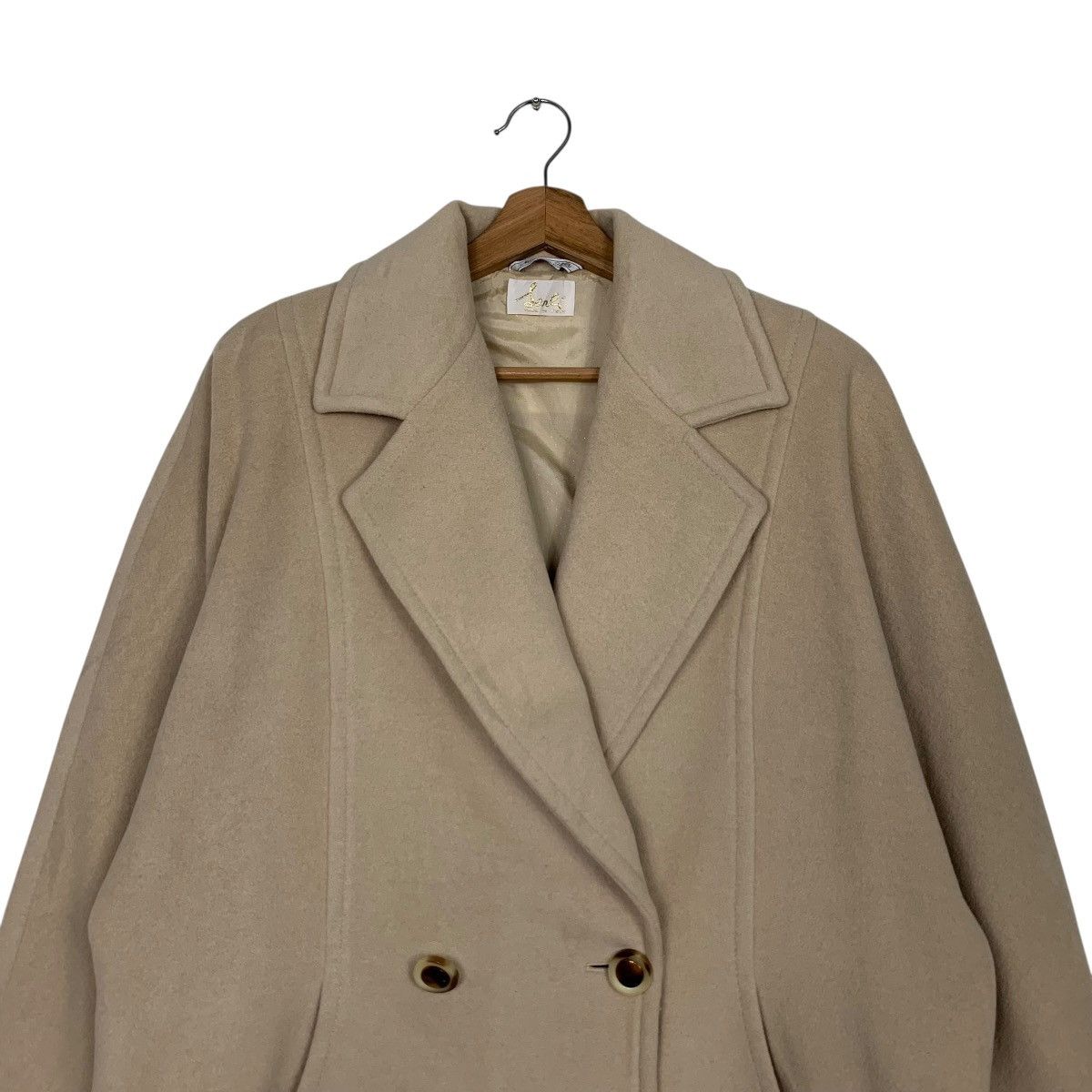 Other Vintage JENNI Double Breast Wool Blend Coat #2926-C132 Size L / US 10 / IT 46 - 2 Thumbnail