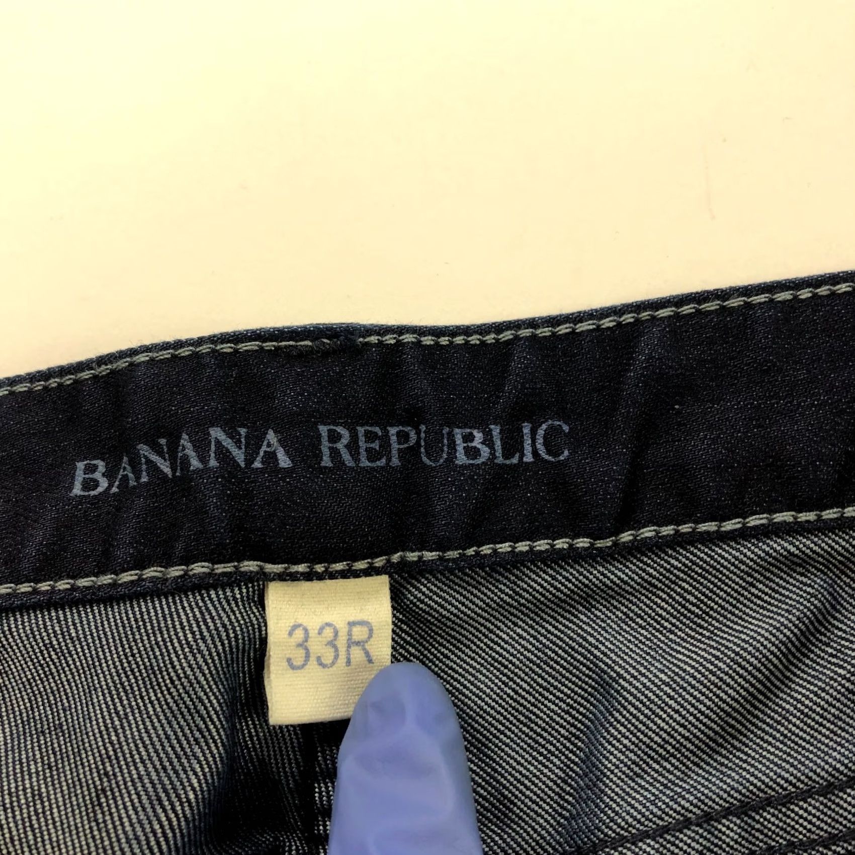 Banana Republic Banana Republic Skinny Straight Jeans Mid Rise 33 Denim 36W 34L Blue Women Regular 5-Pocket Belt Loops Distressed No Vintage No Seatback Pocket Size 24" / US 00 / IT 34 - 7 Thumbnail